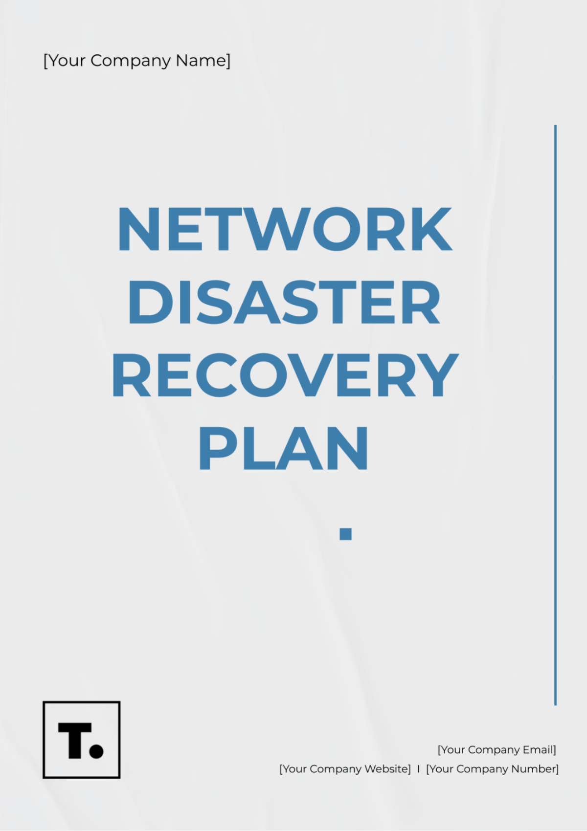 Network Disaster Recovery Plan Template - Edit Online & Download