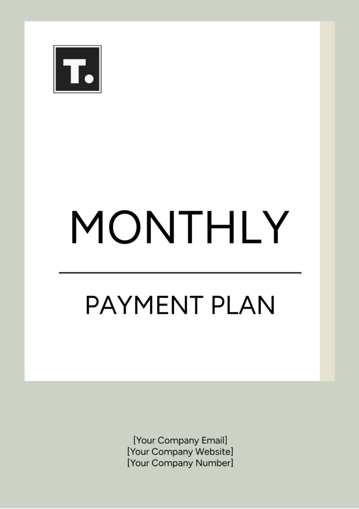 monthly-payment-plan-template-edit-online-download-example