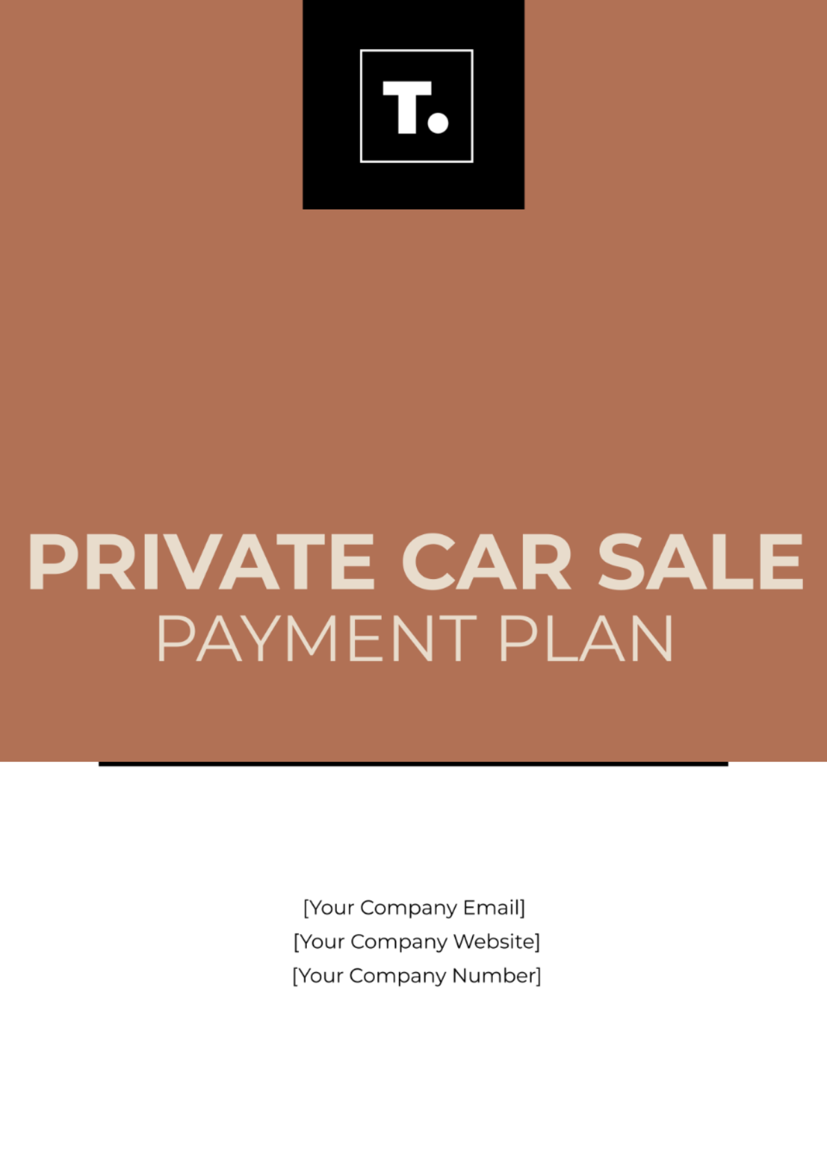 Private Car Sale Payment Plan Template - Edit Online & Download