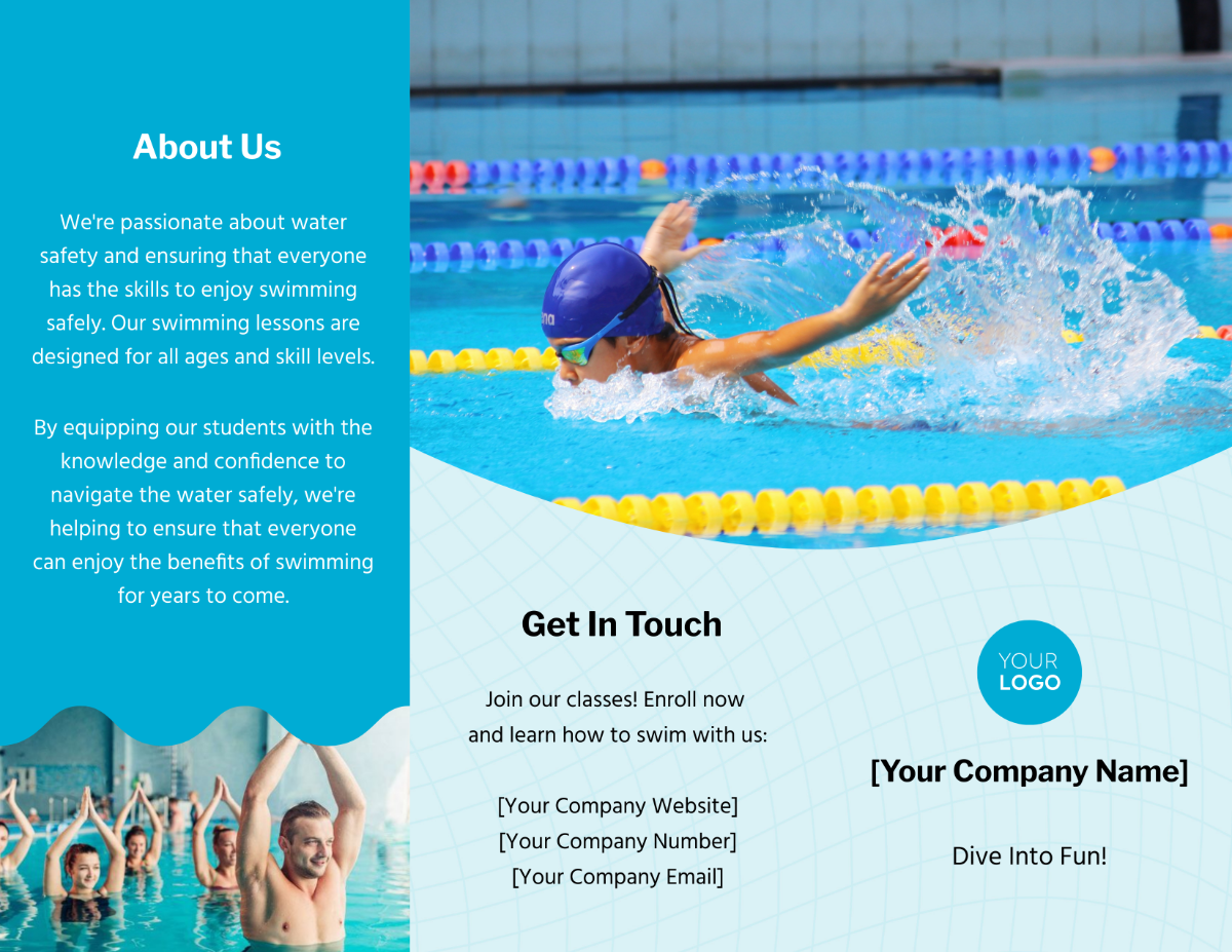 Swimming Lesson Brochure