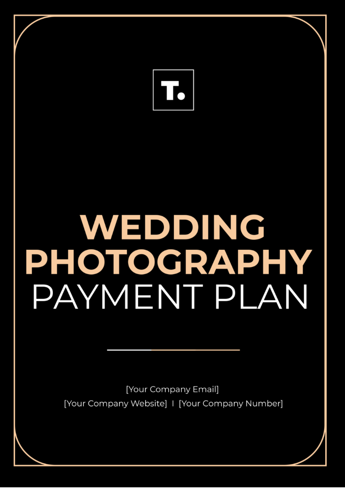 Wedding Photography Payment Plan Template - Edit Online & Download