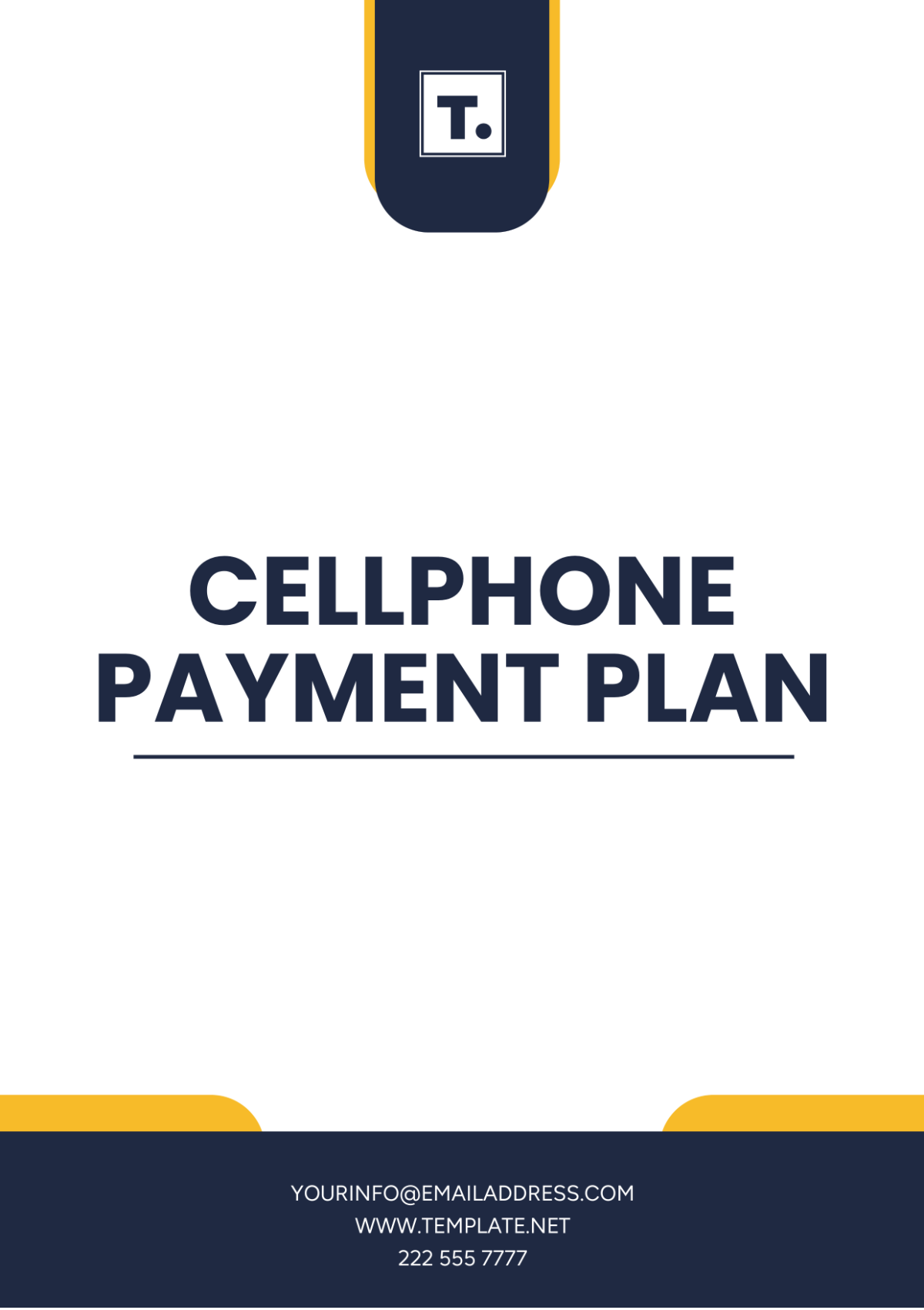 Free Cellphone Payment Plan Template