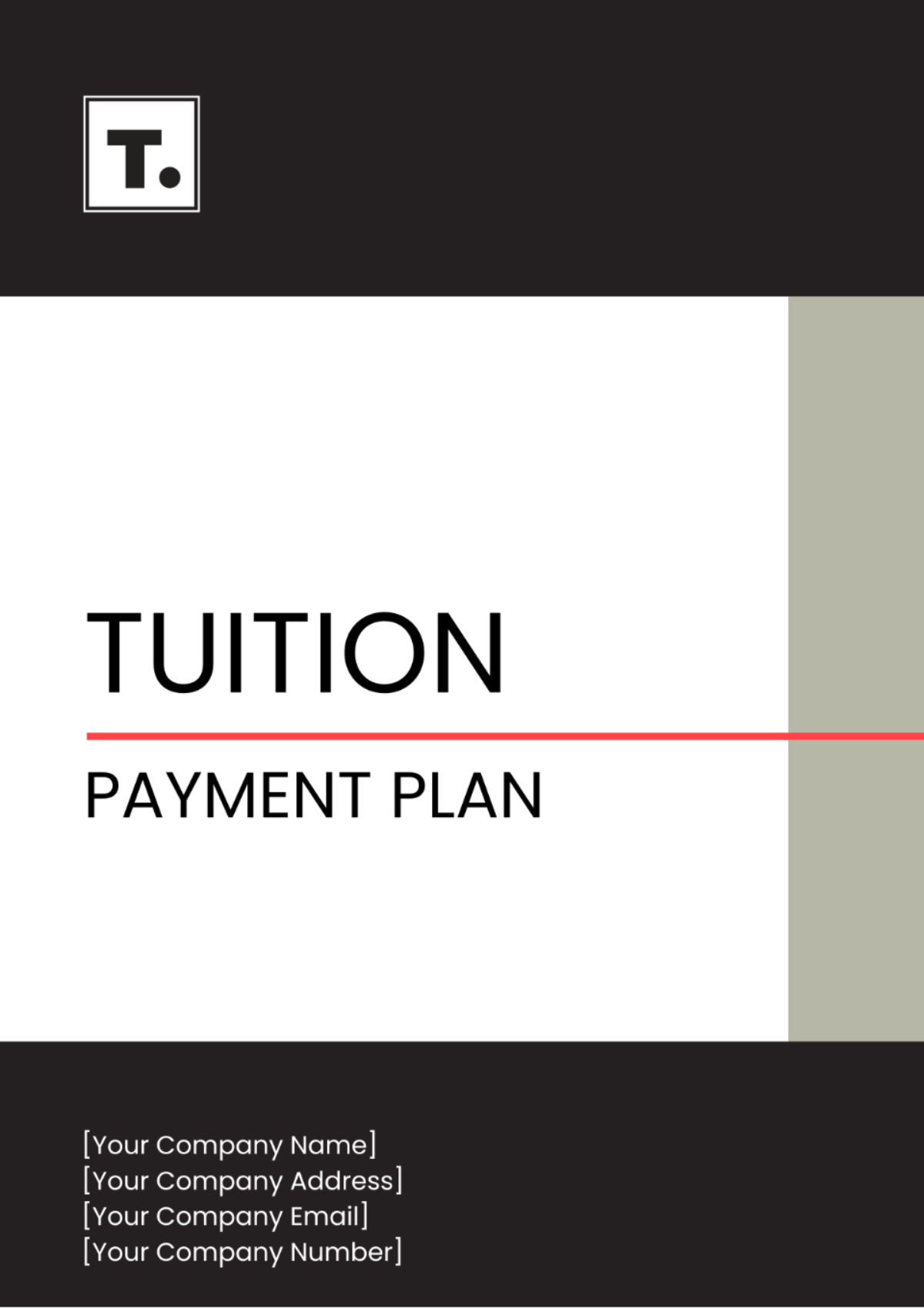 Tuition Payment Plan Template - Edit Online & Download