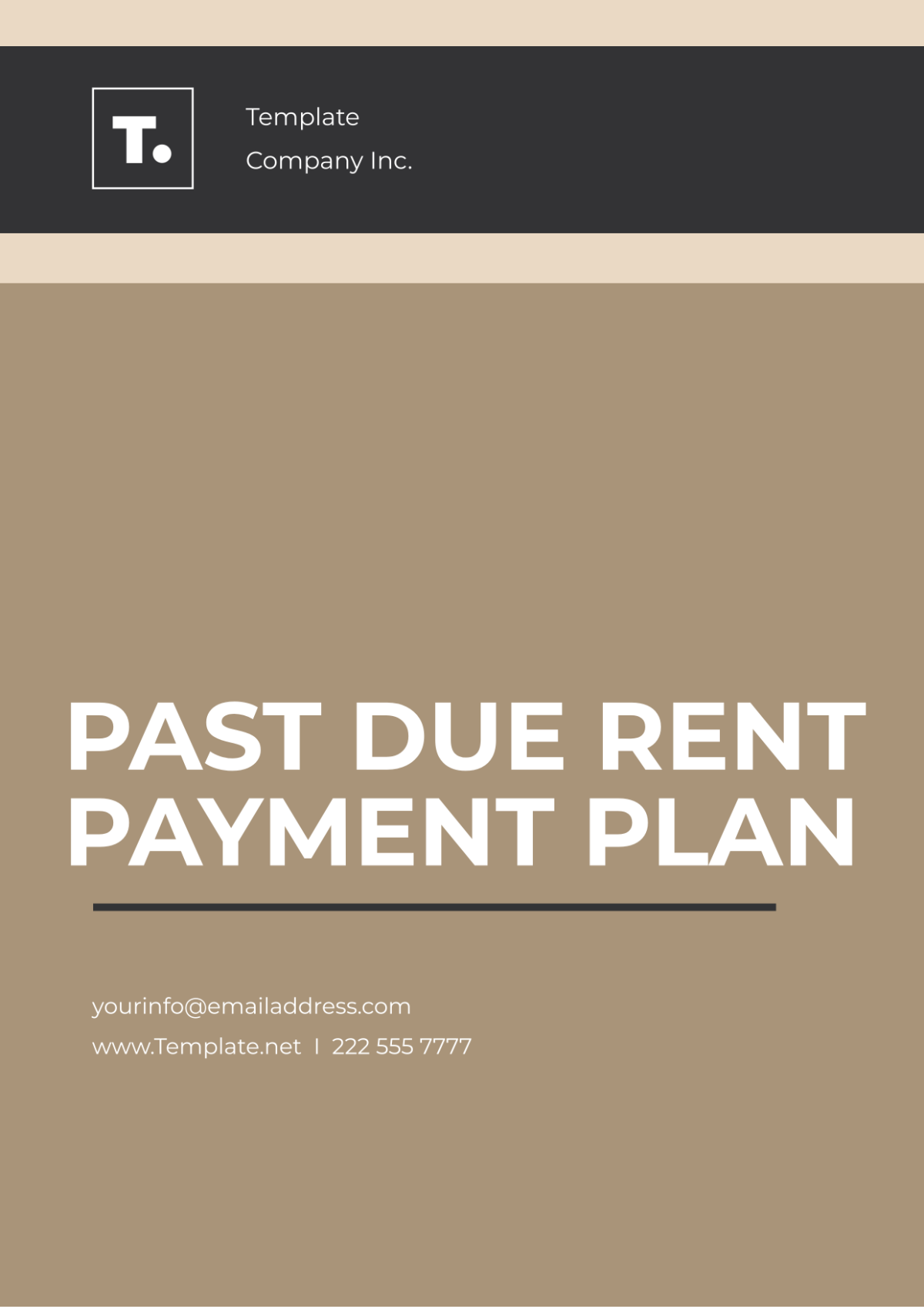 Free Past Due Rent Payment Plan Template