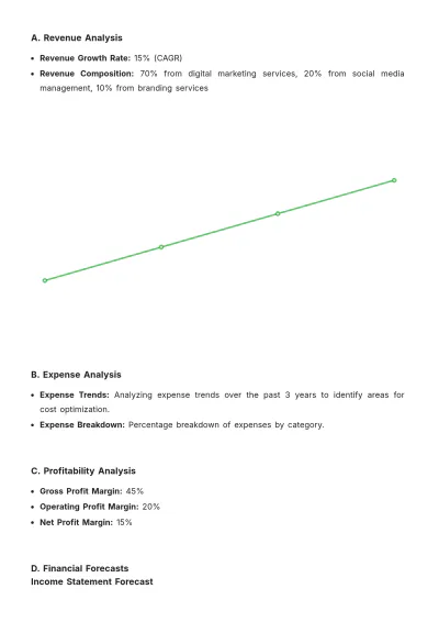 Free Agency Financial Plan Template to Edit Online