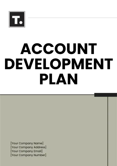 Free Account Development Plan Template to Edit Online