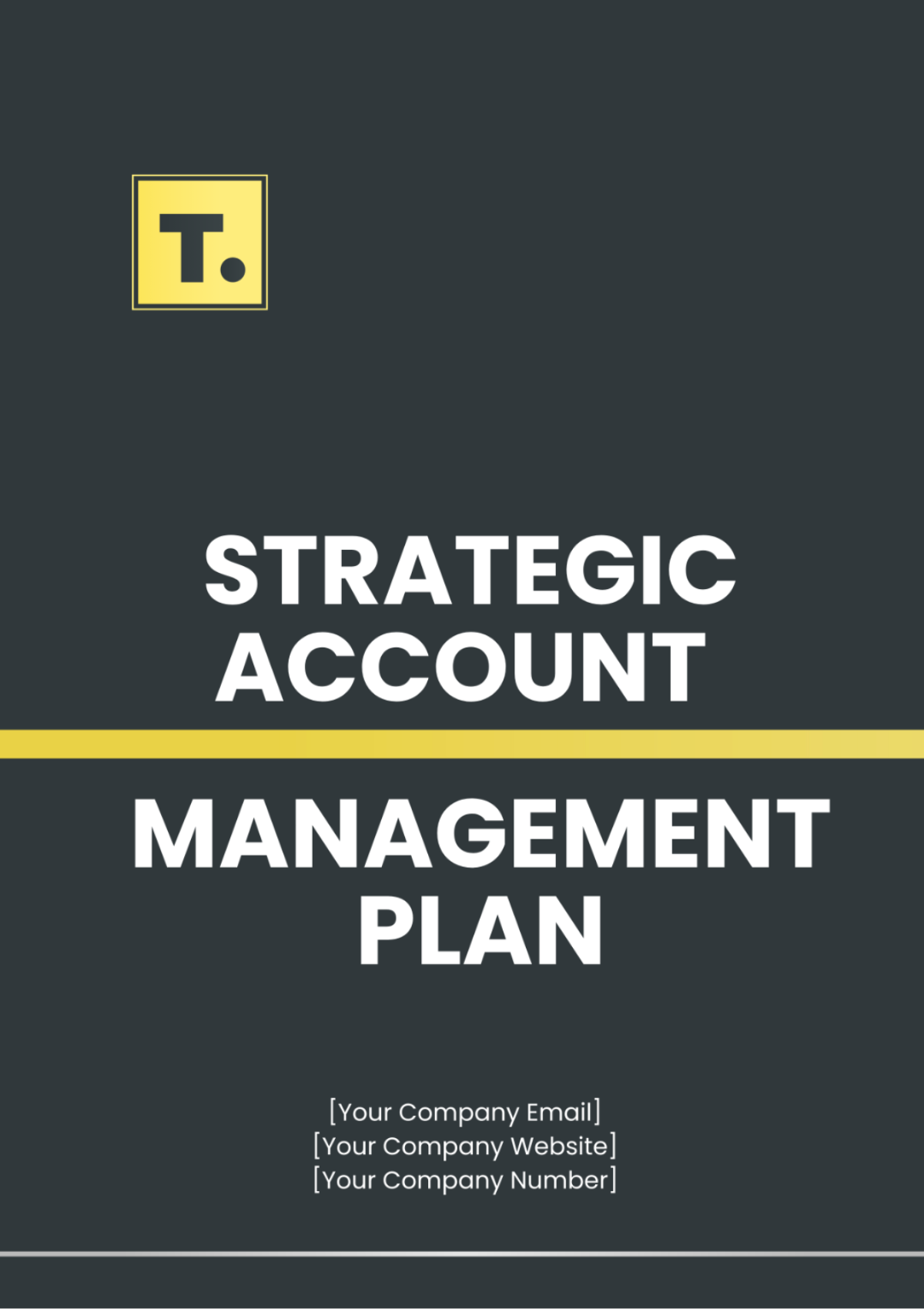 Strategic Account Management Plan Template - Edit Online & Download