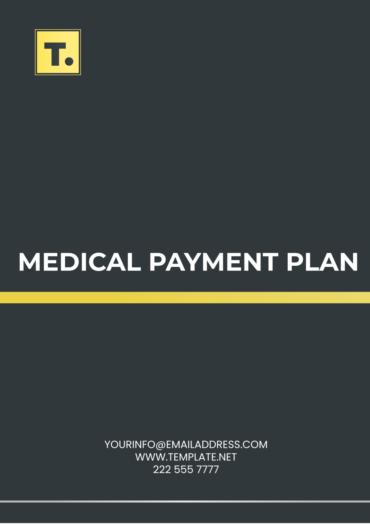 Free Medical Payment Plan Template