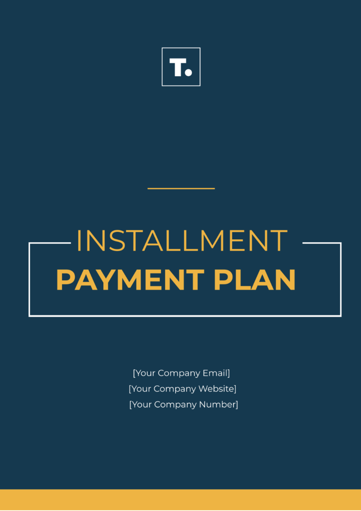 Installment Payment Plan Template - Edit Online & Download