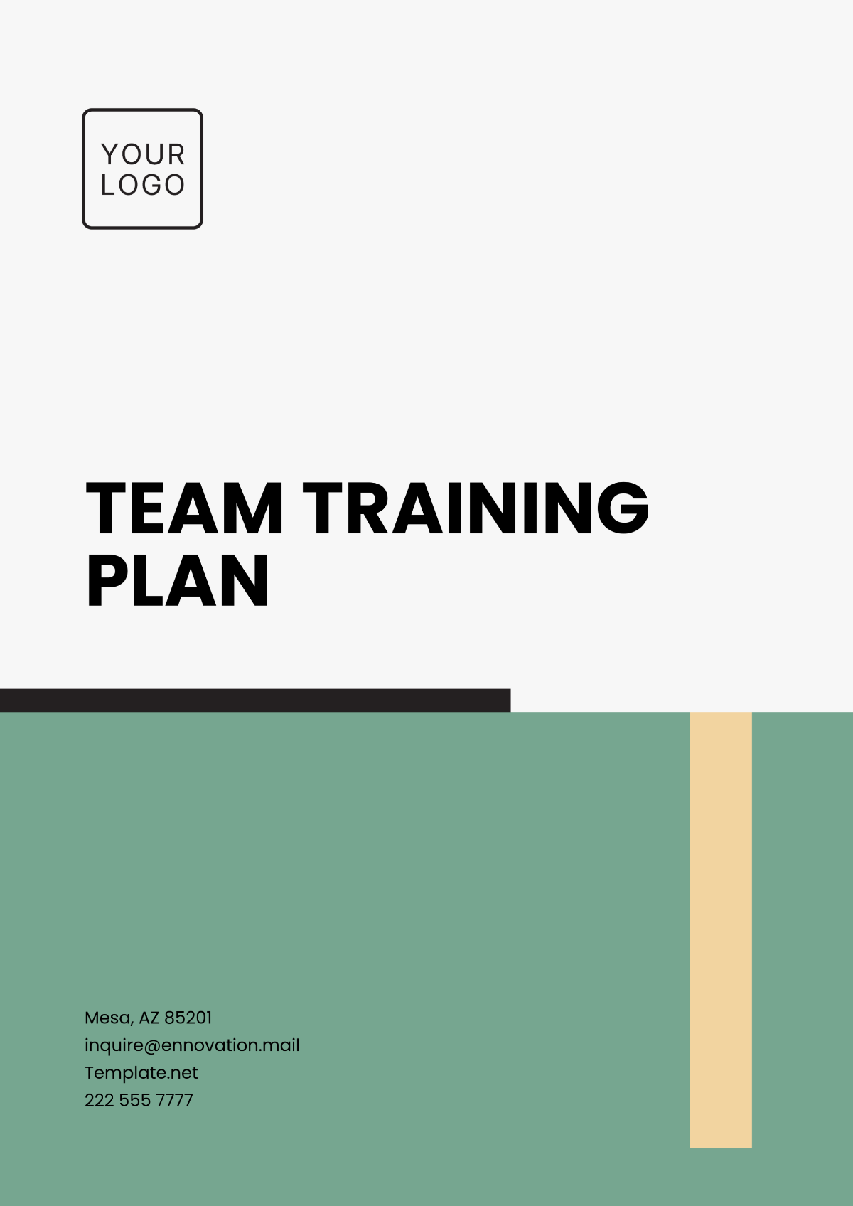 Team Training Plan Template - Edit Online & Download