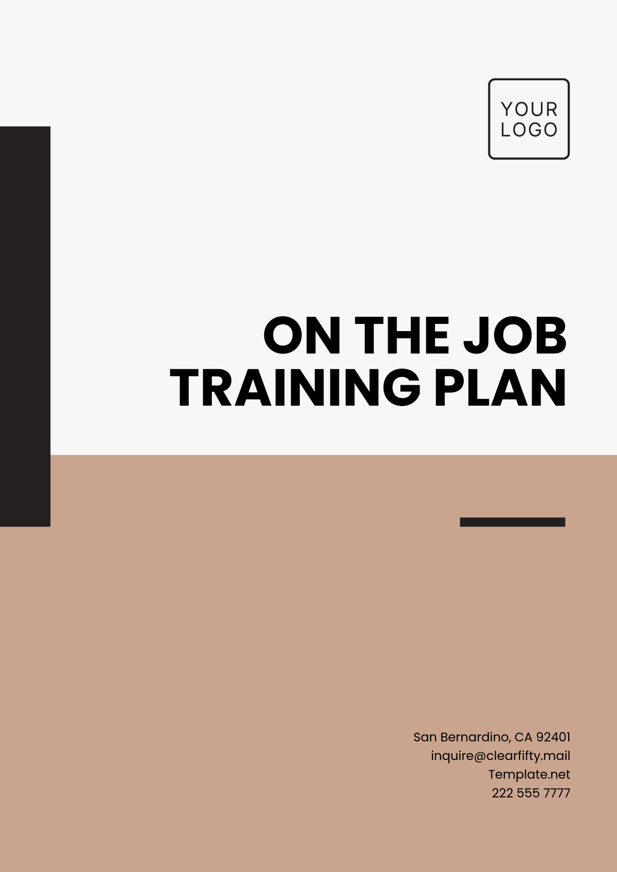 On The Job Training Plan Template - Edit Online & Download