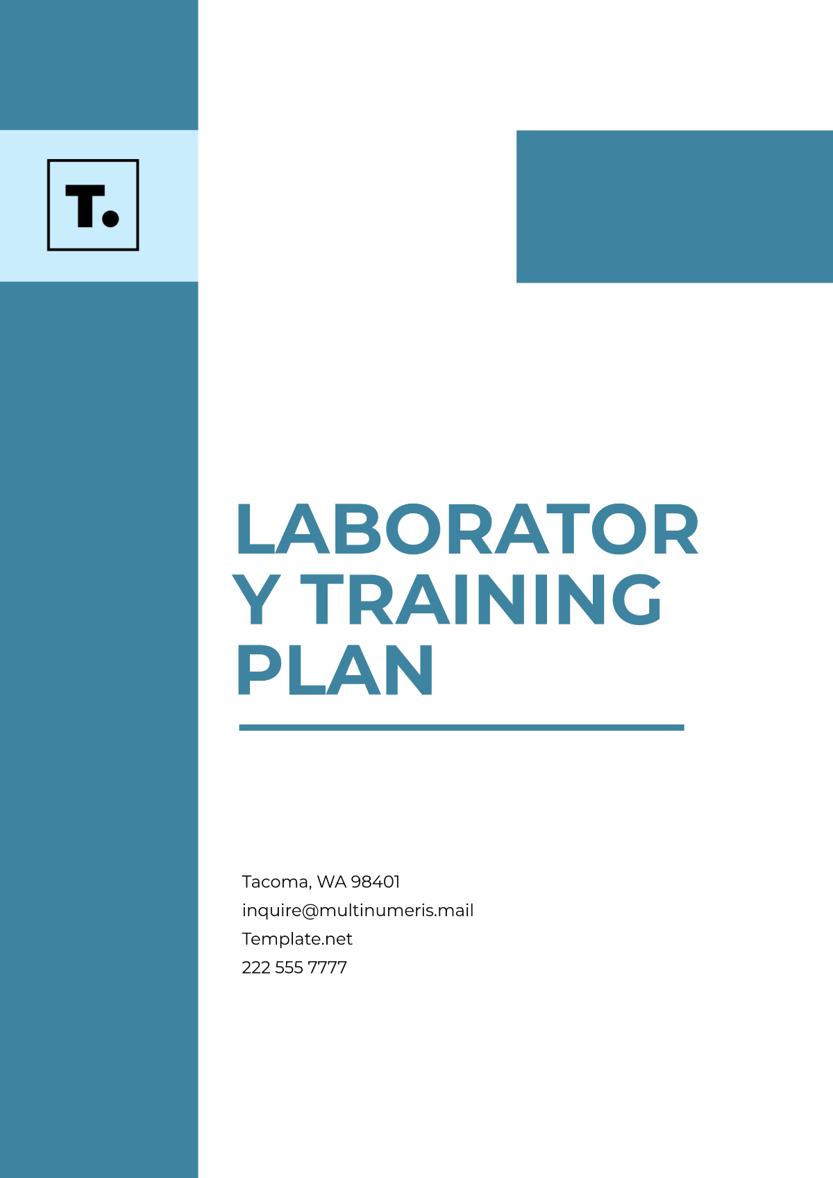 Laboratory Training Plan Template - Edit Online & Download