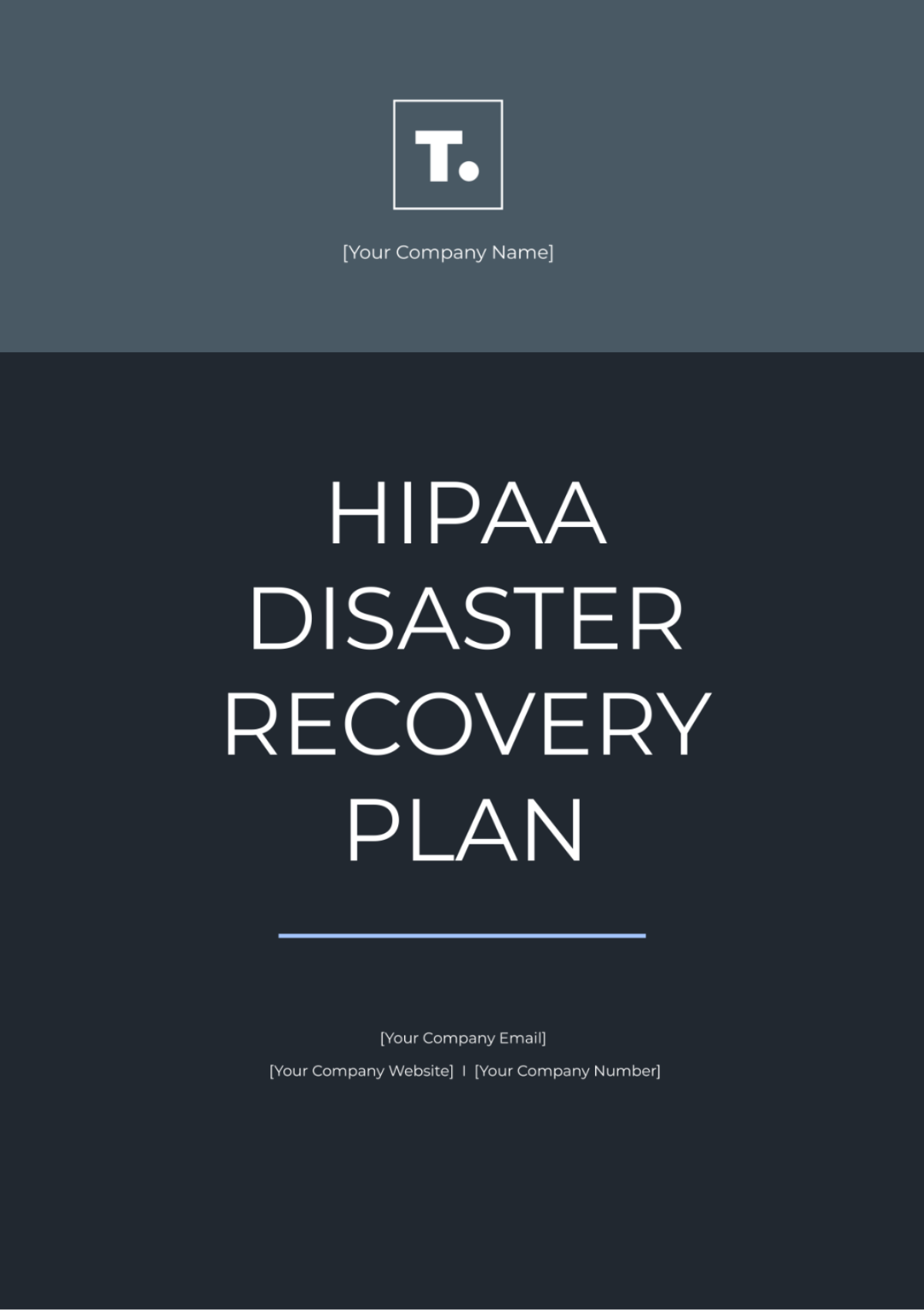 Hipaa Disaster Recovery Plan Template - Edit Online & Download