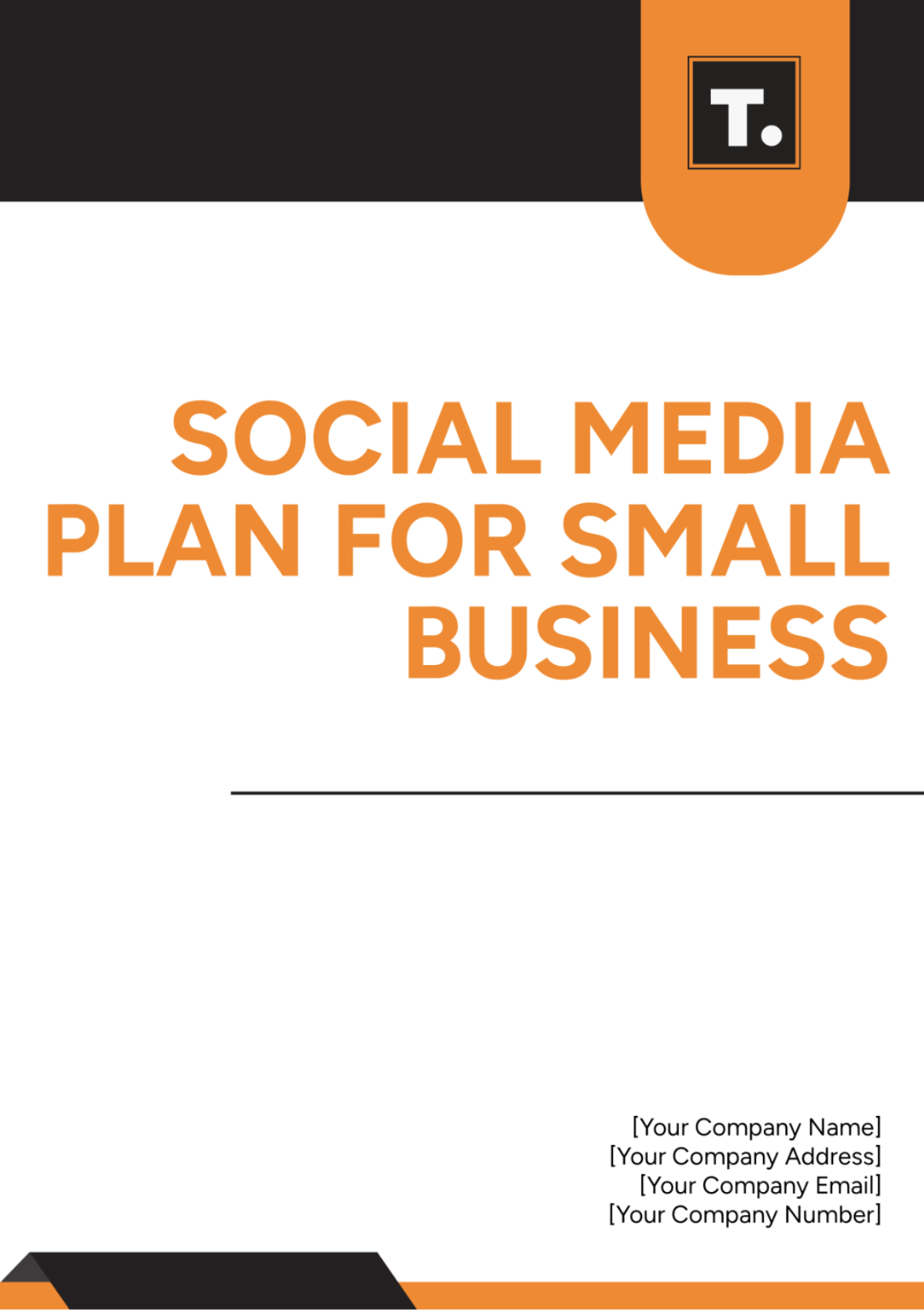 Social Media Plan For Small Business Template - Edit Online & Download