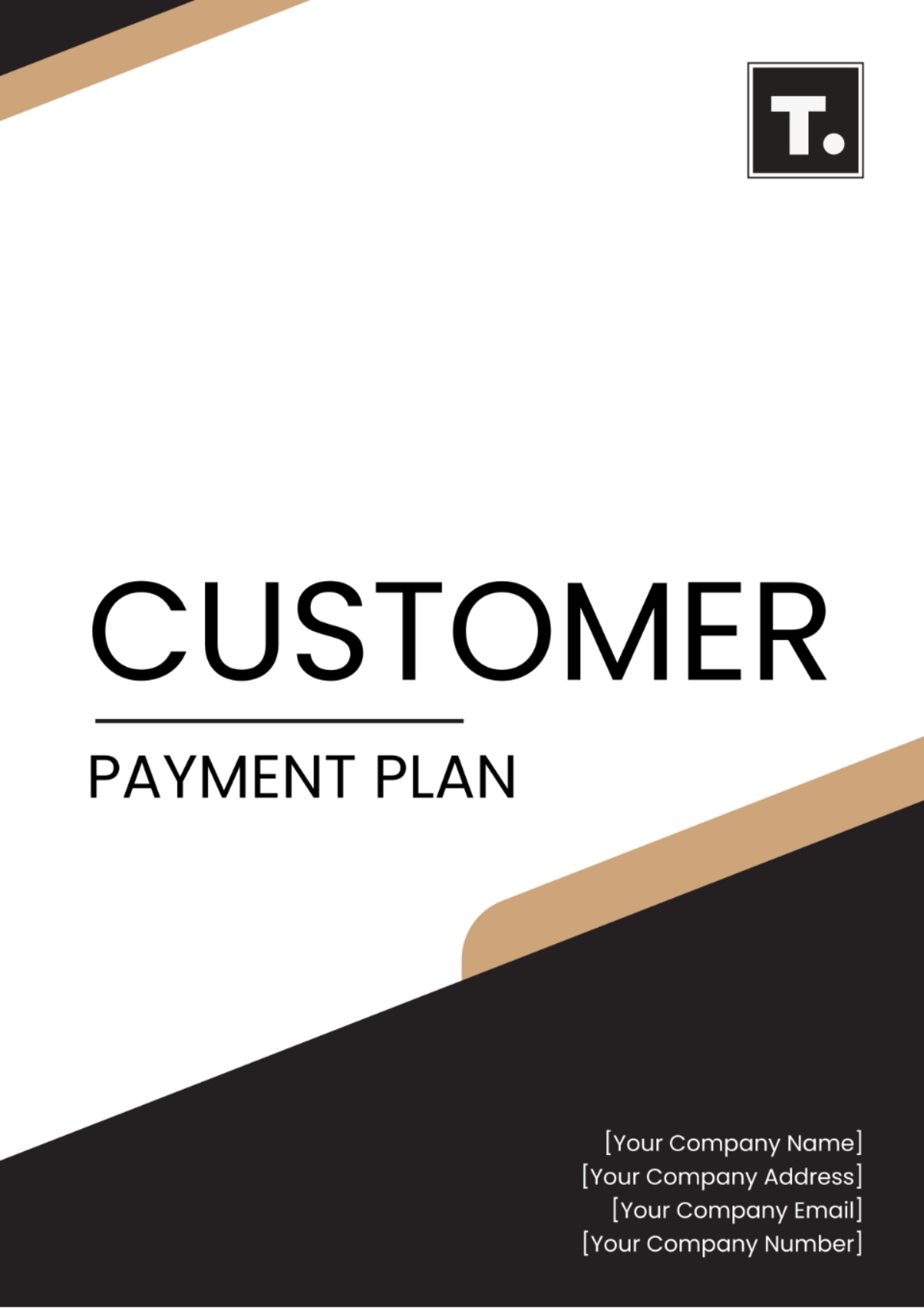 Customer Payment Plan Template