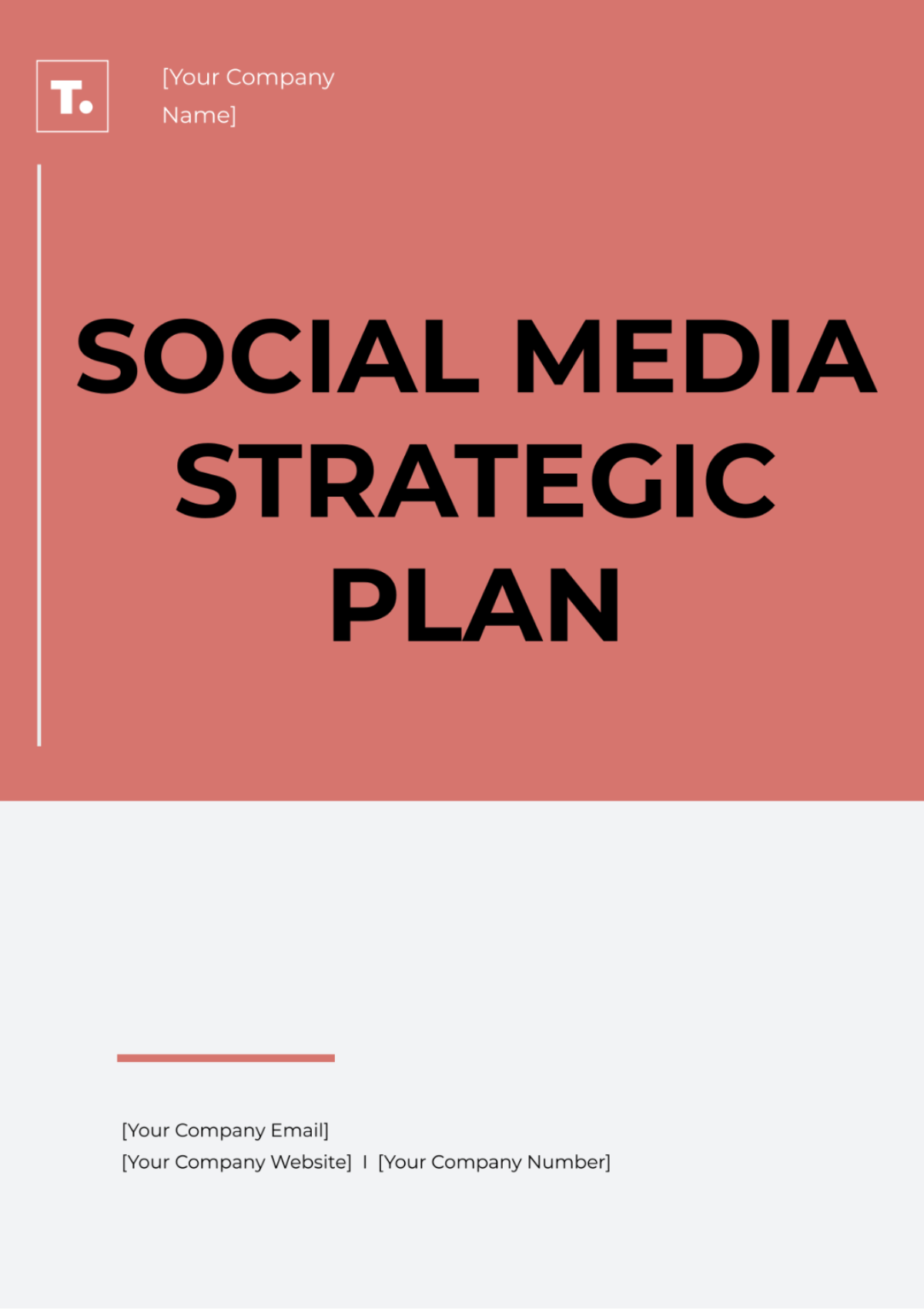 Social Media Strategic Plan Template