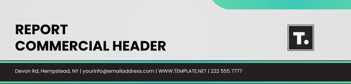 Report Commercial Header Template - Edit Online & Download