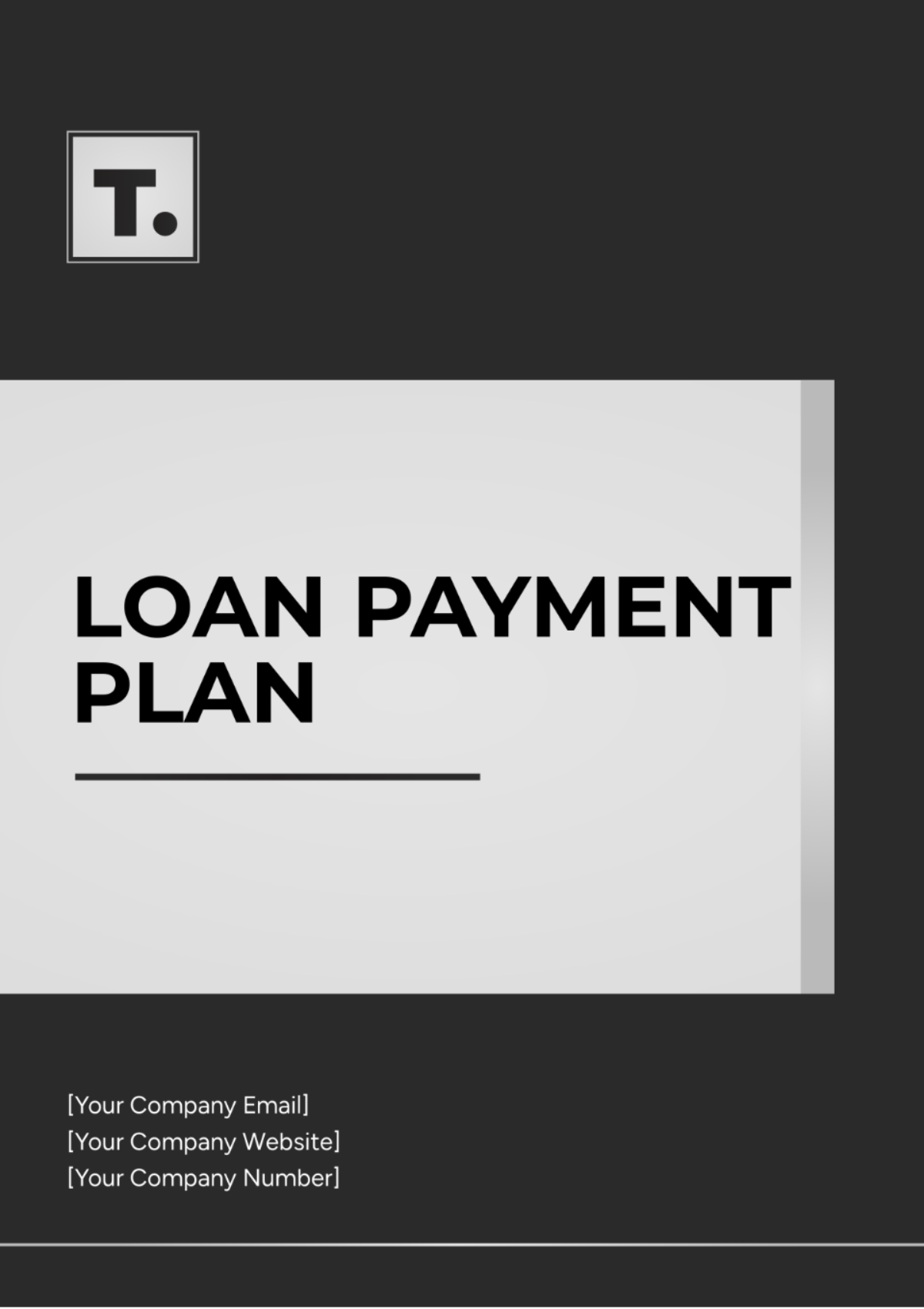 Loan Payment Plan Template