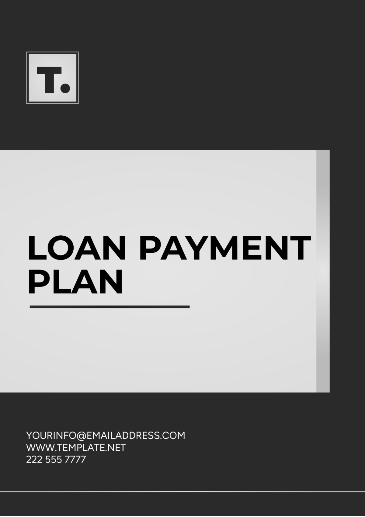 Free Loan Payment Plan Template