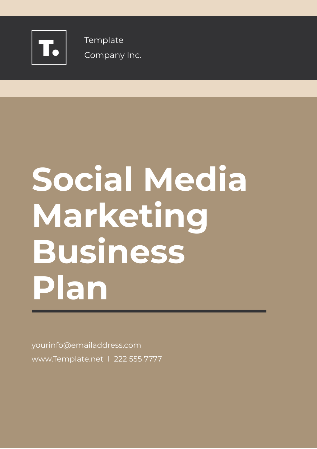 Social Media Marketing Business Plan Template - Edit Online & Download ...
