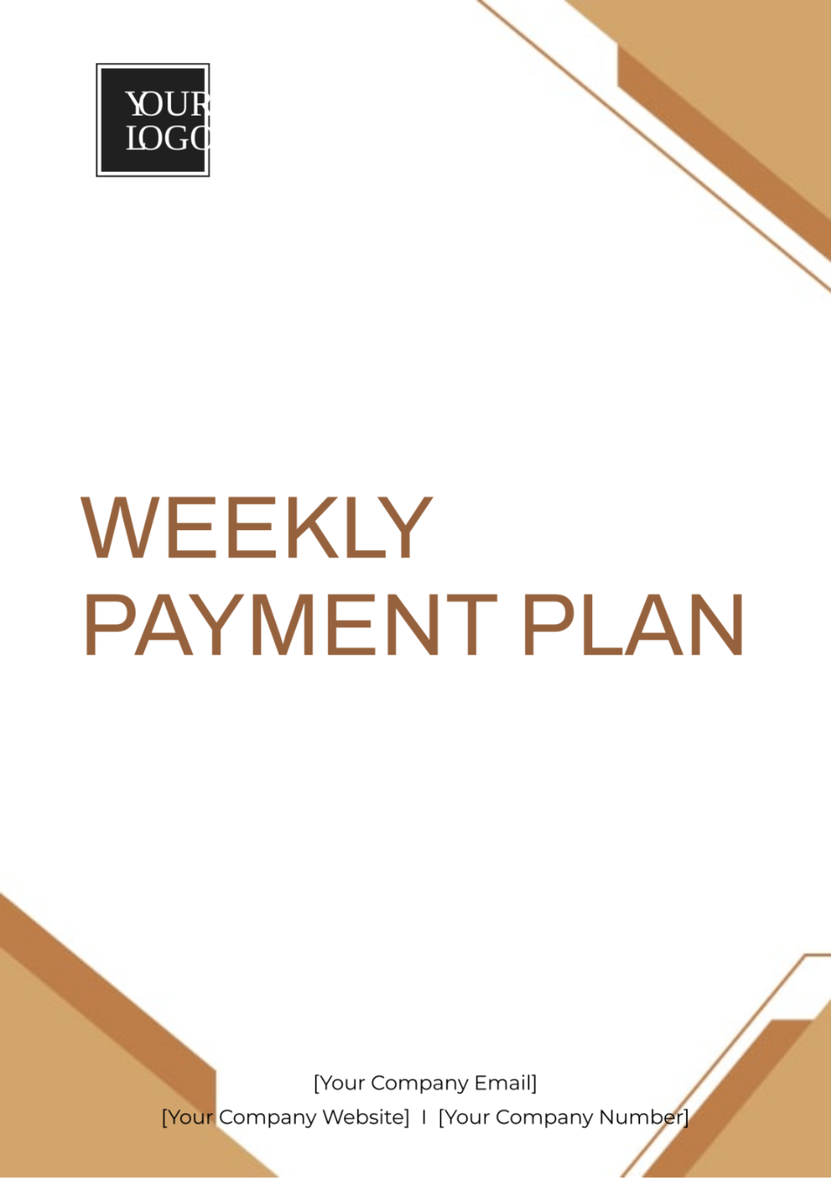 Weekly Payment Plan Template - Edit Online & Download