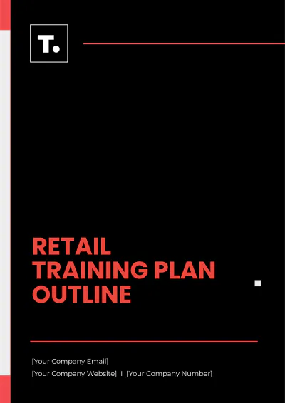 Free Retail Training Plan Outline Template to Edit Online