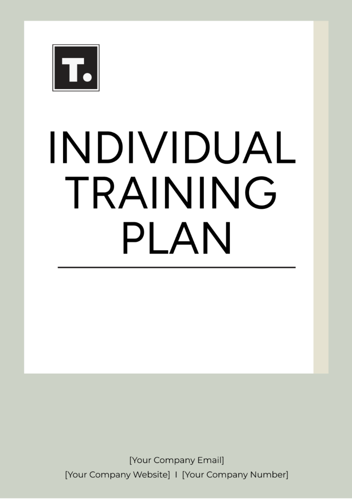 Individual Training Plan Template - Edit Online & Download