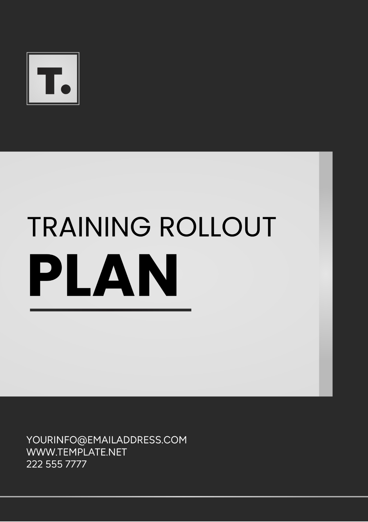 Training Rollout Plan Template
