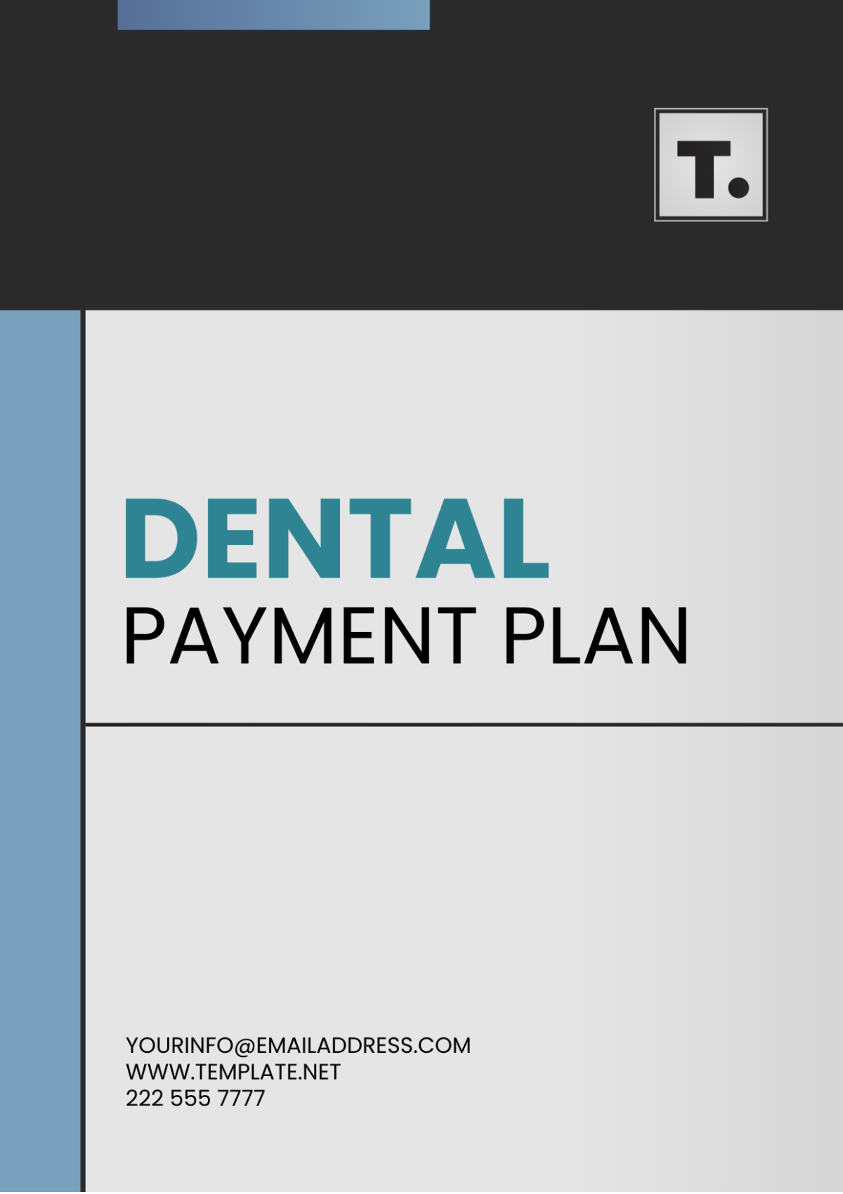 Dental Payment Plan Template