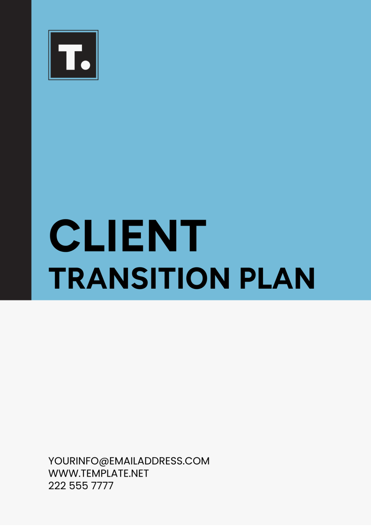 Client Transition Plan Template