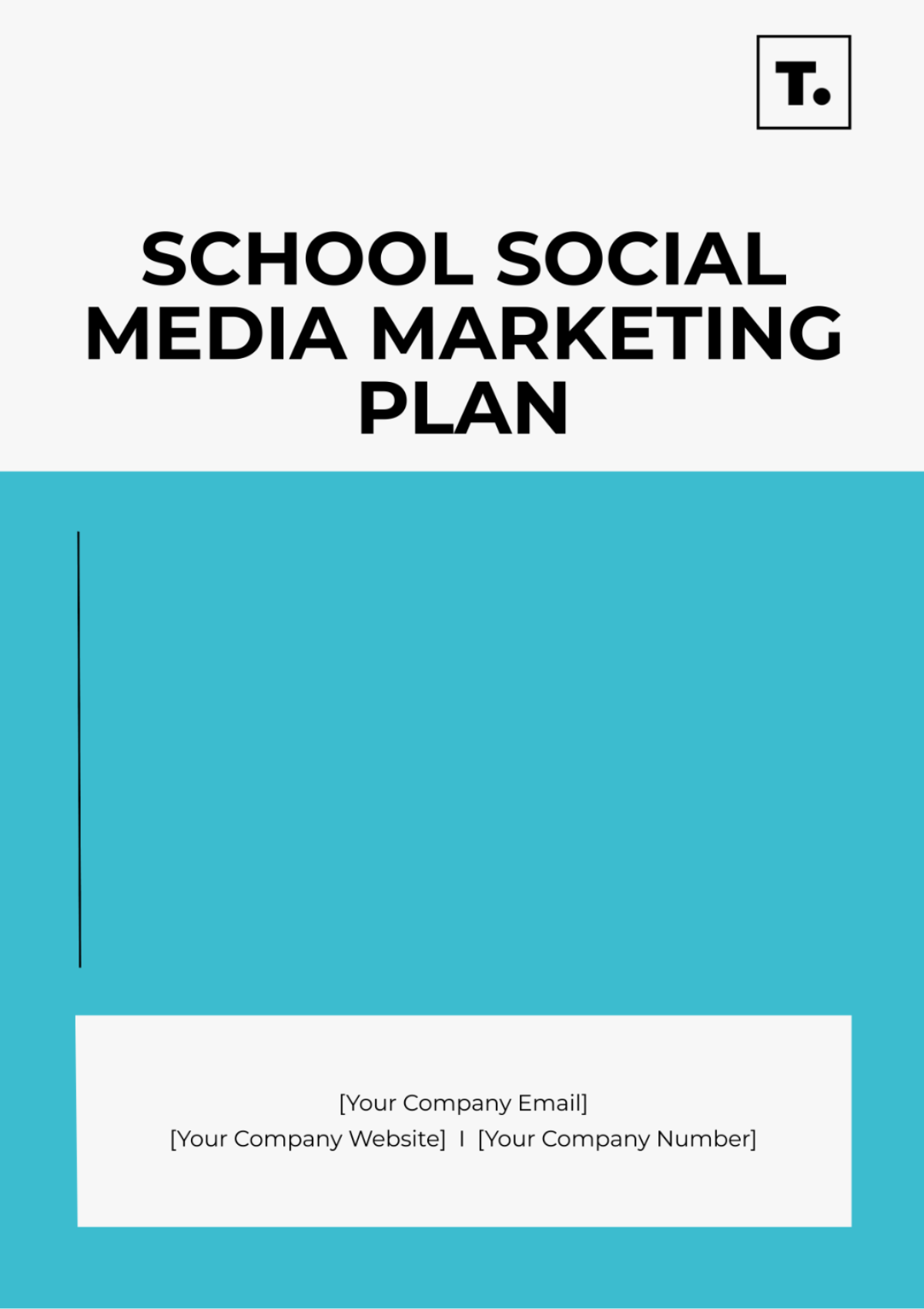 School Social Media Marketing Plan Template - Edit Online & Download