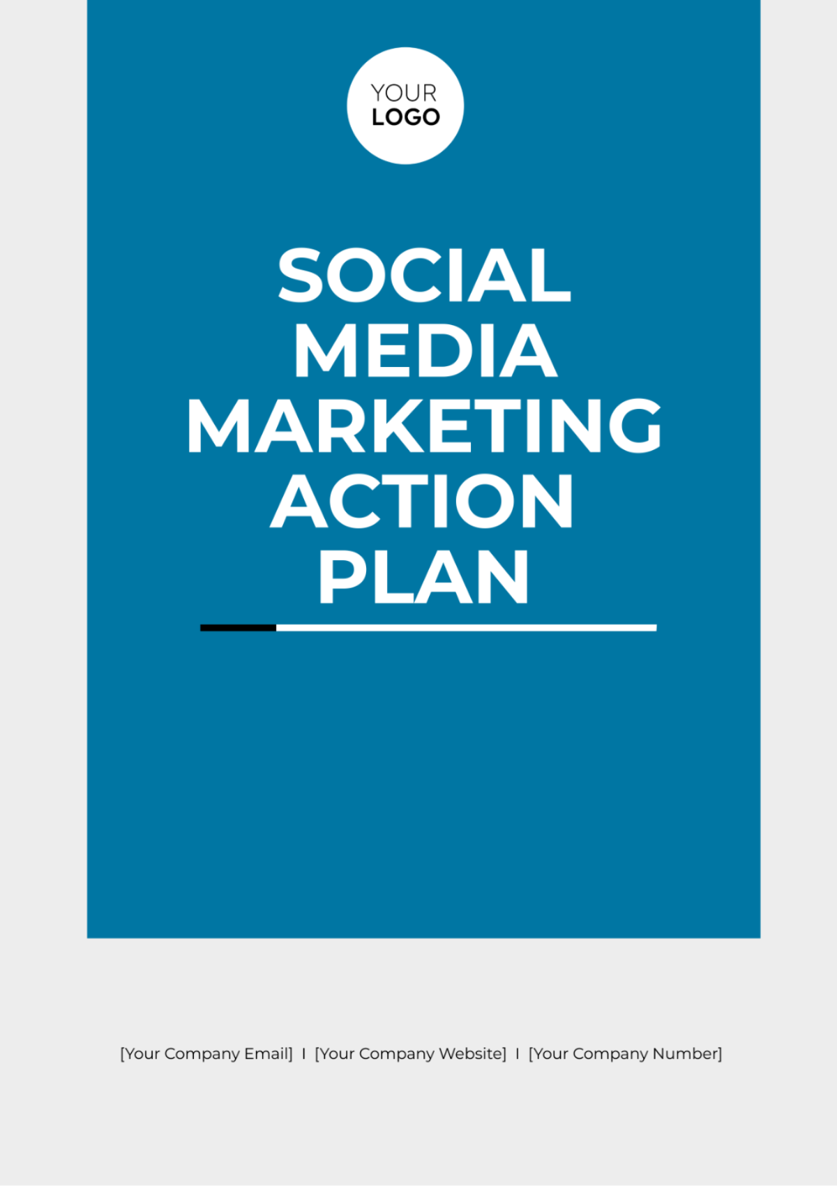 Social Media Marketing Action Plan Template - Edit Online & Download