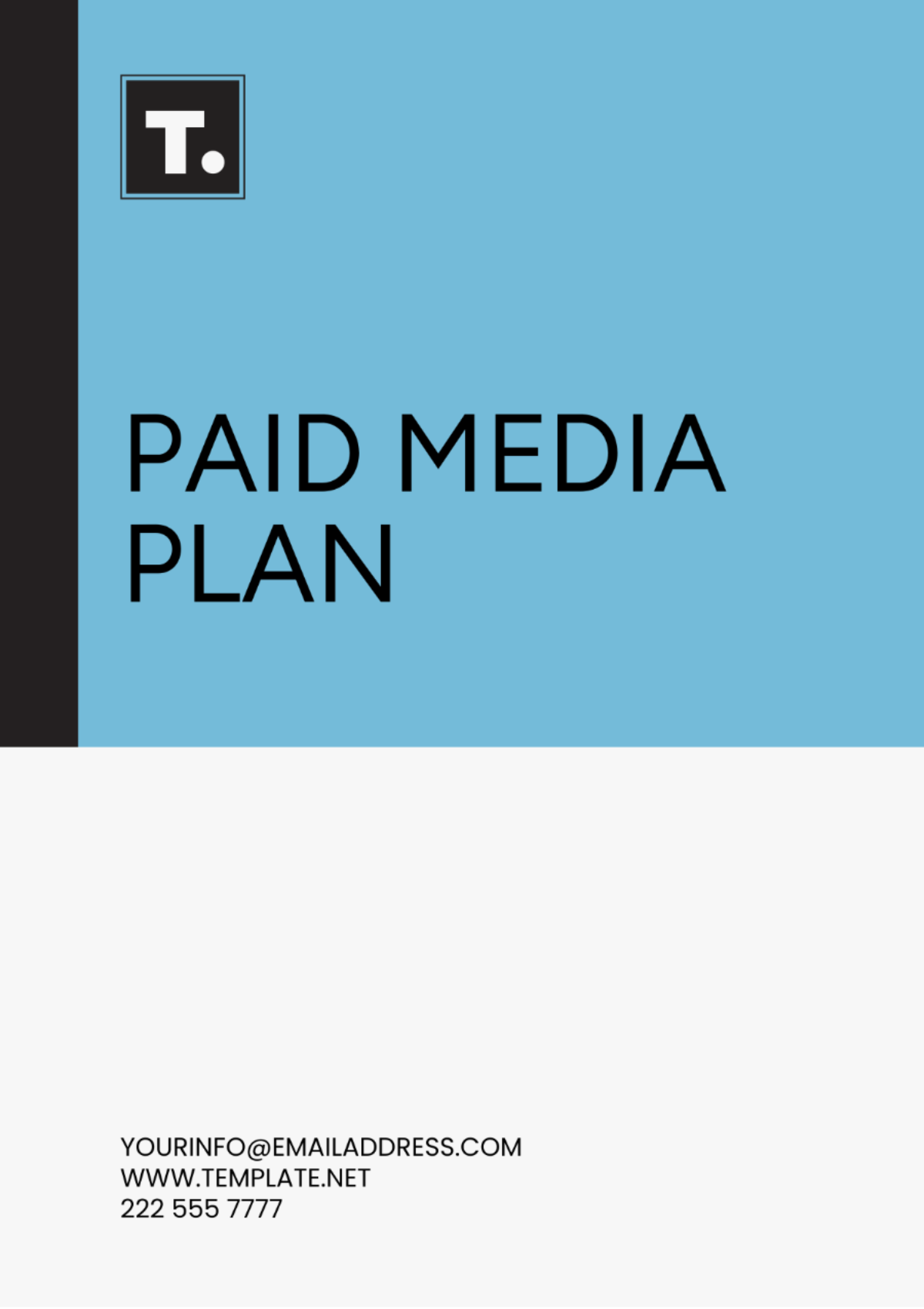 Paid Media Plan Template