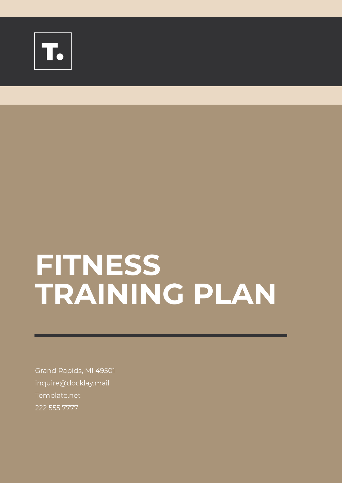 Fitness Training Plan Template - Edit Online & Download