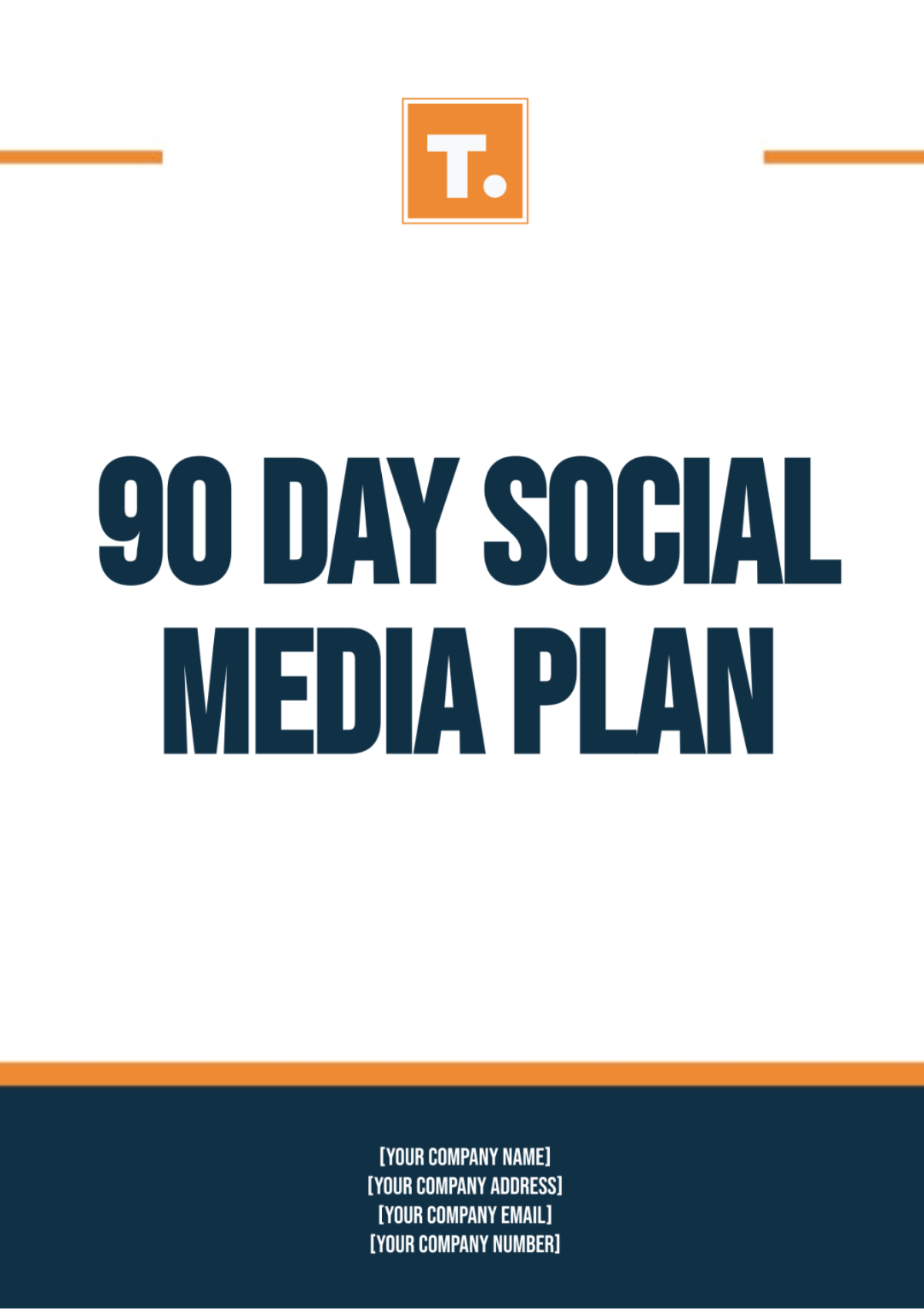 90 Day Social Media Plan Template - Edit Online & Download