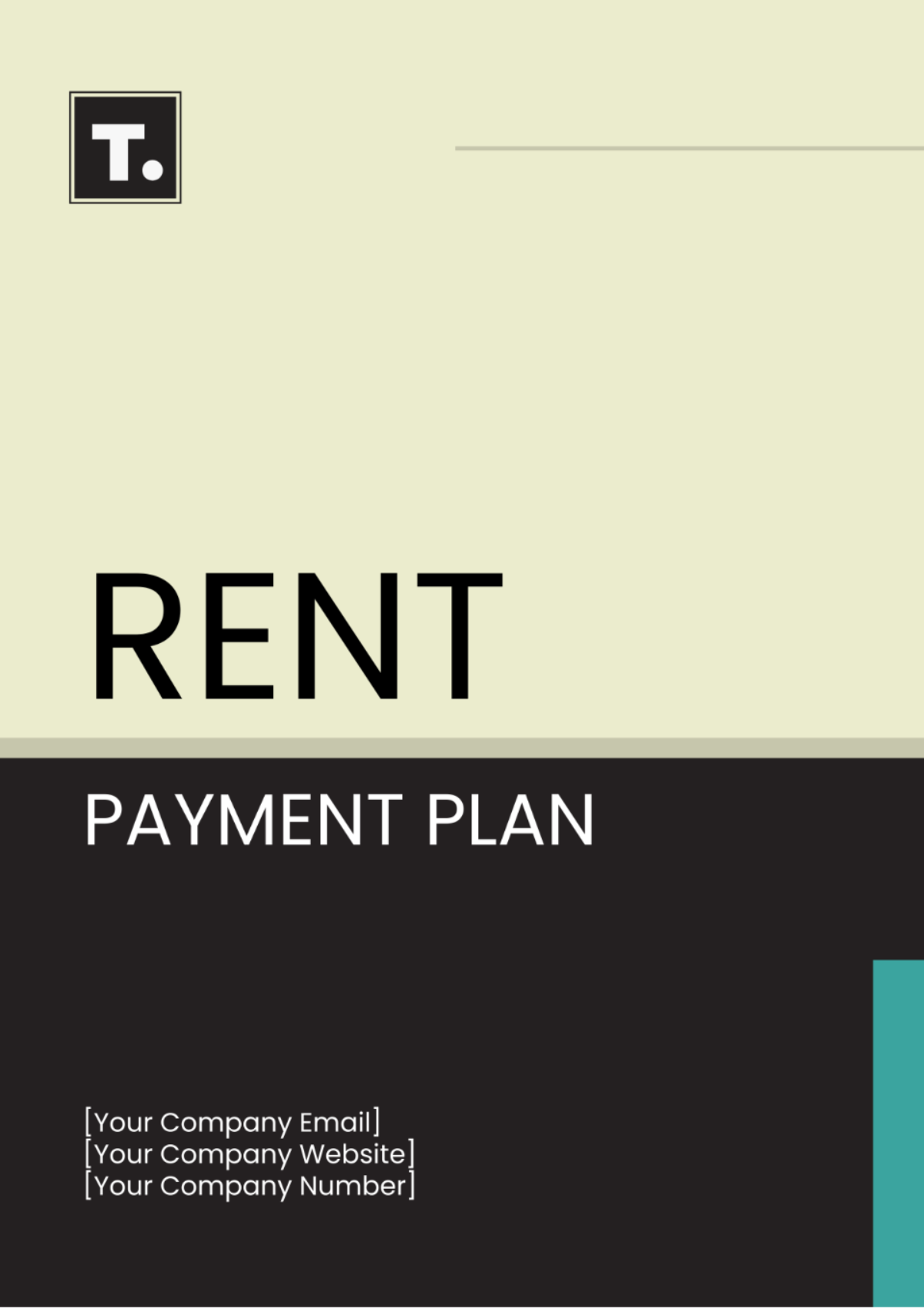 Rent Payment Plan Template - Edit Online & Download