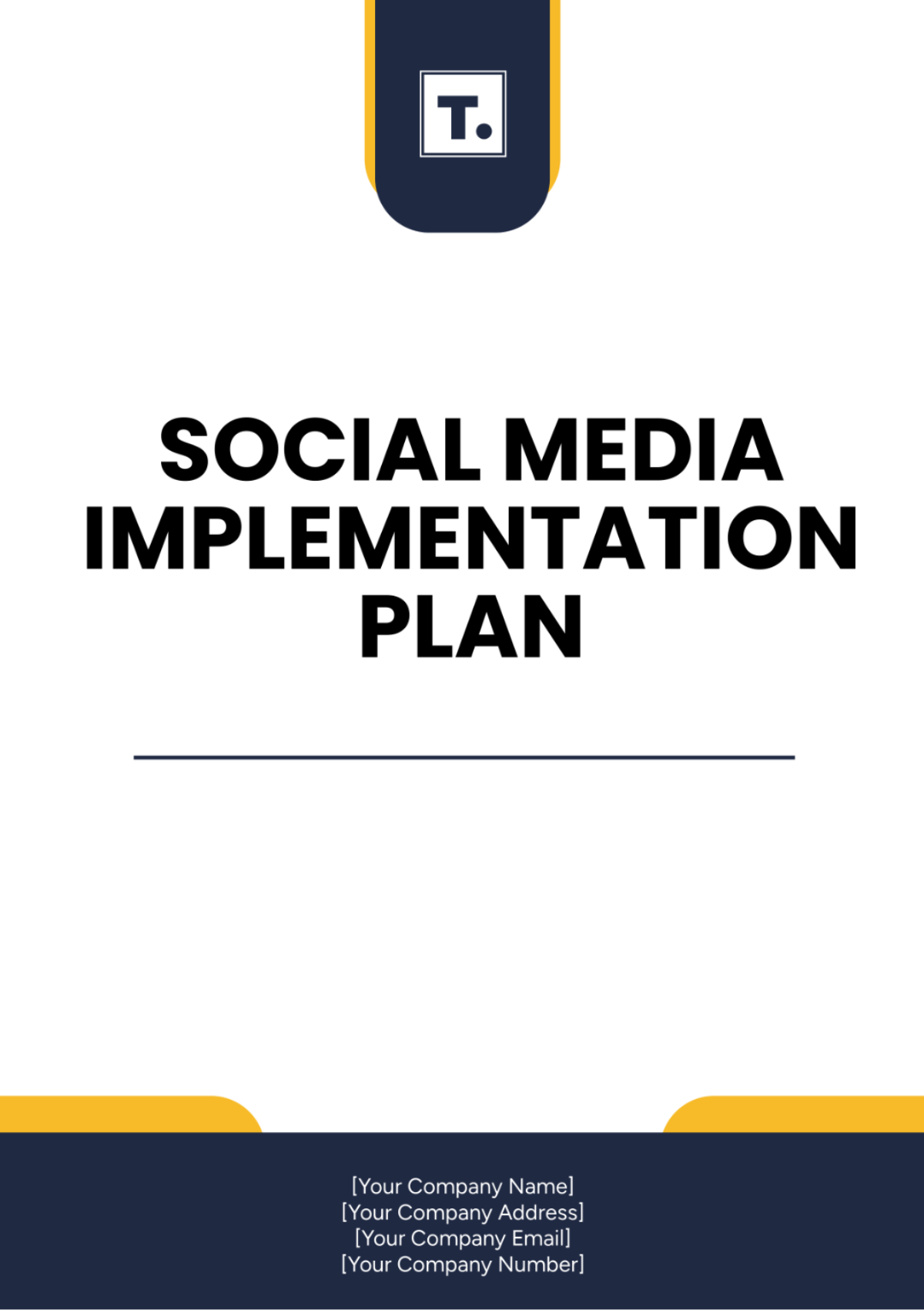 Social Media Implementation Plan Template - Edit Online & Download