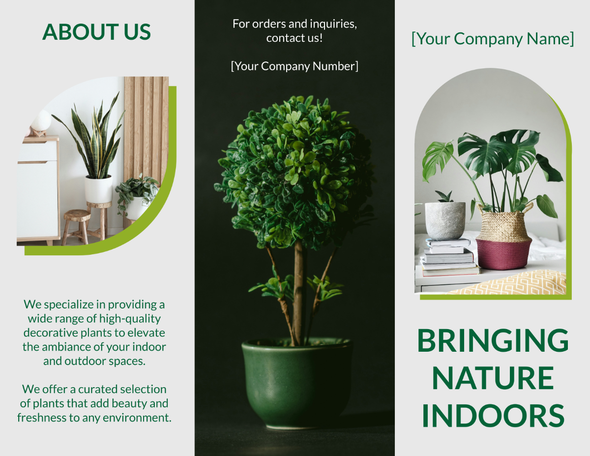 Decorative Plants Brochure