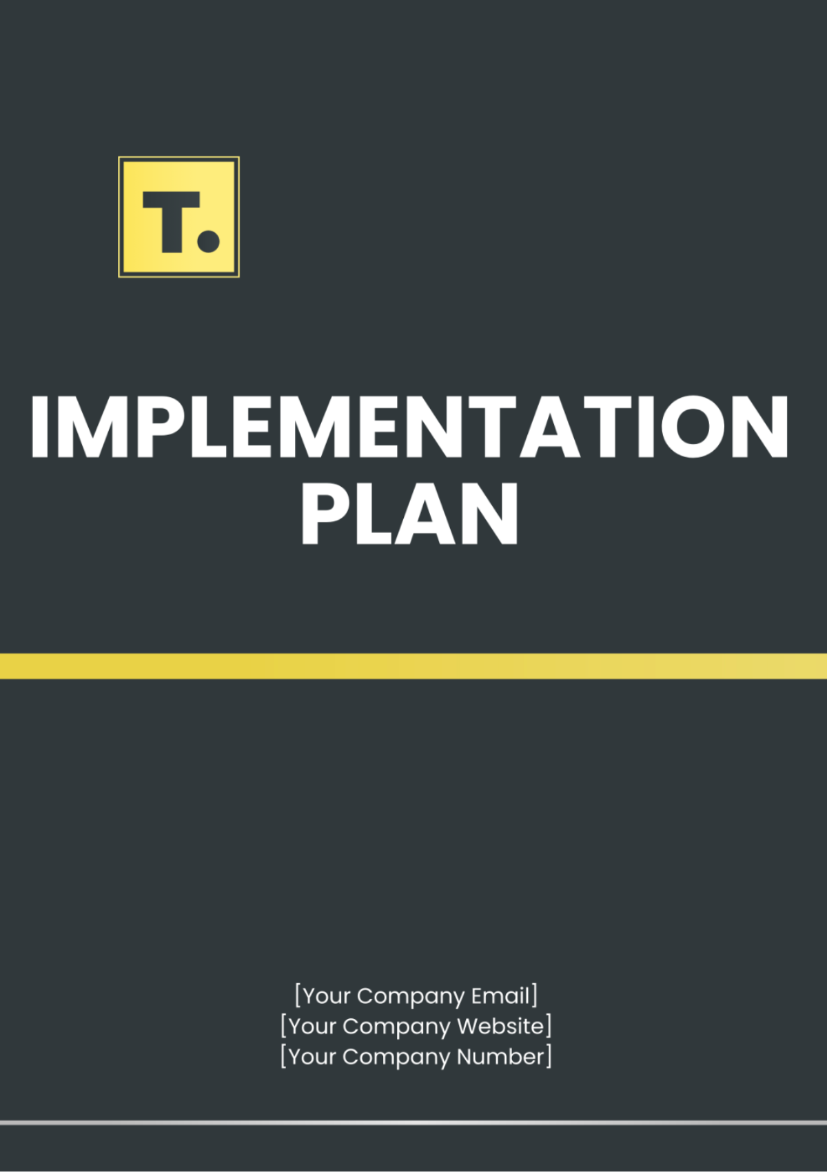 Free Implementation Plan Template - Edit Online & Download | Template.net