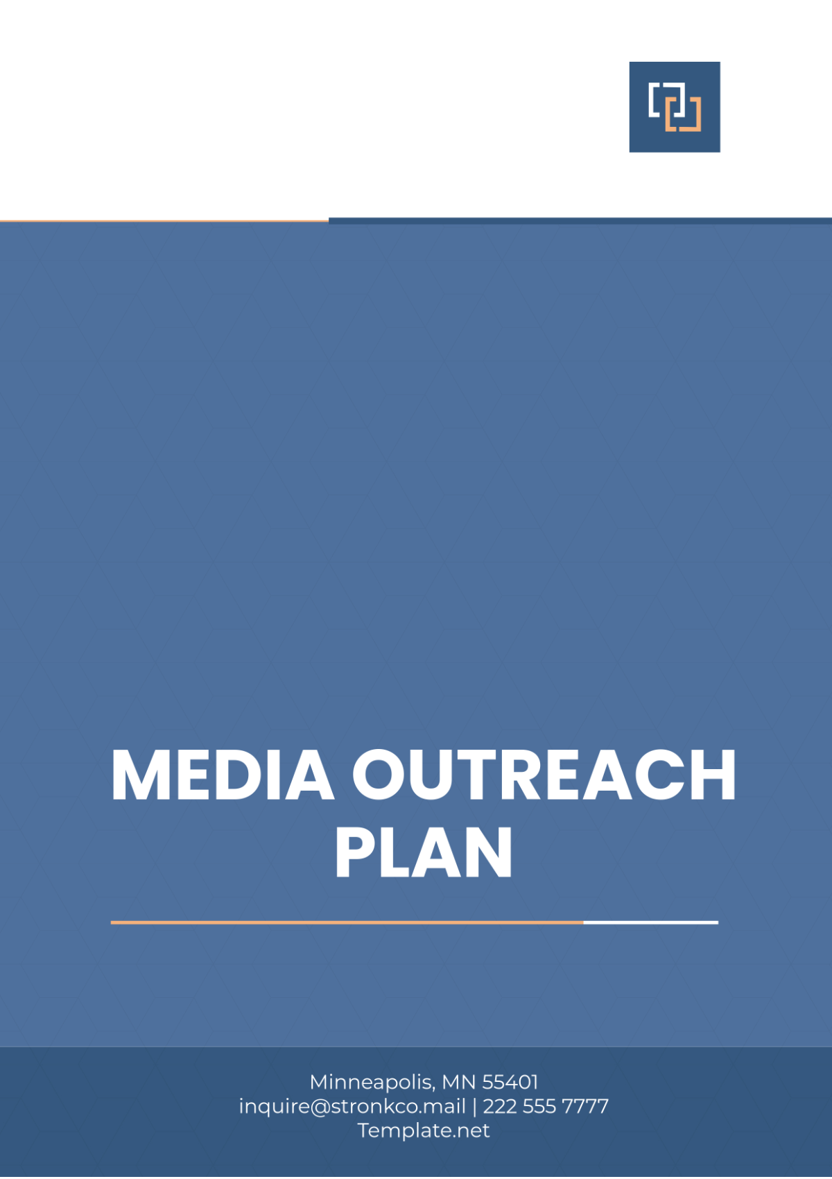 Media Outreach Plan Template