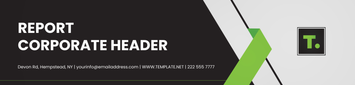 Report Corporate Header Template - Edit Online & Download