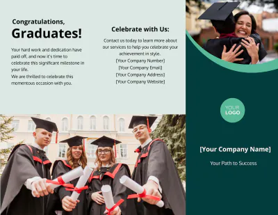 Free Graduation Brochure Template to Edit Online