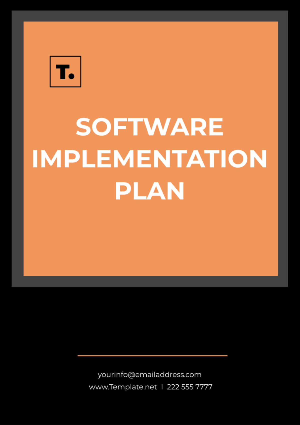 Software Implementation Plan Template - Edit Online & Download Example ...