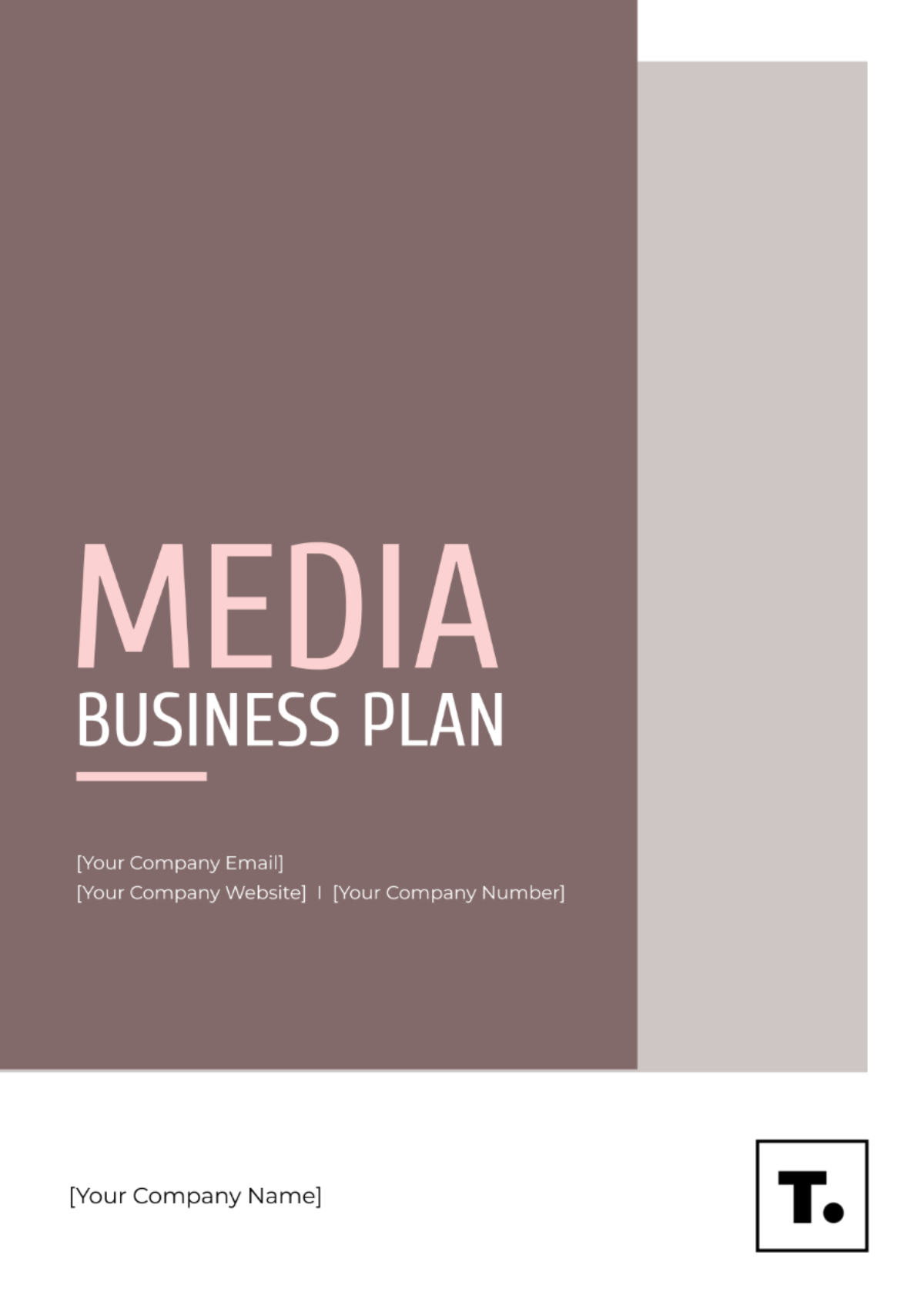 Media Business Plan Template - Edit Online & Download