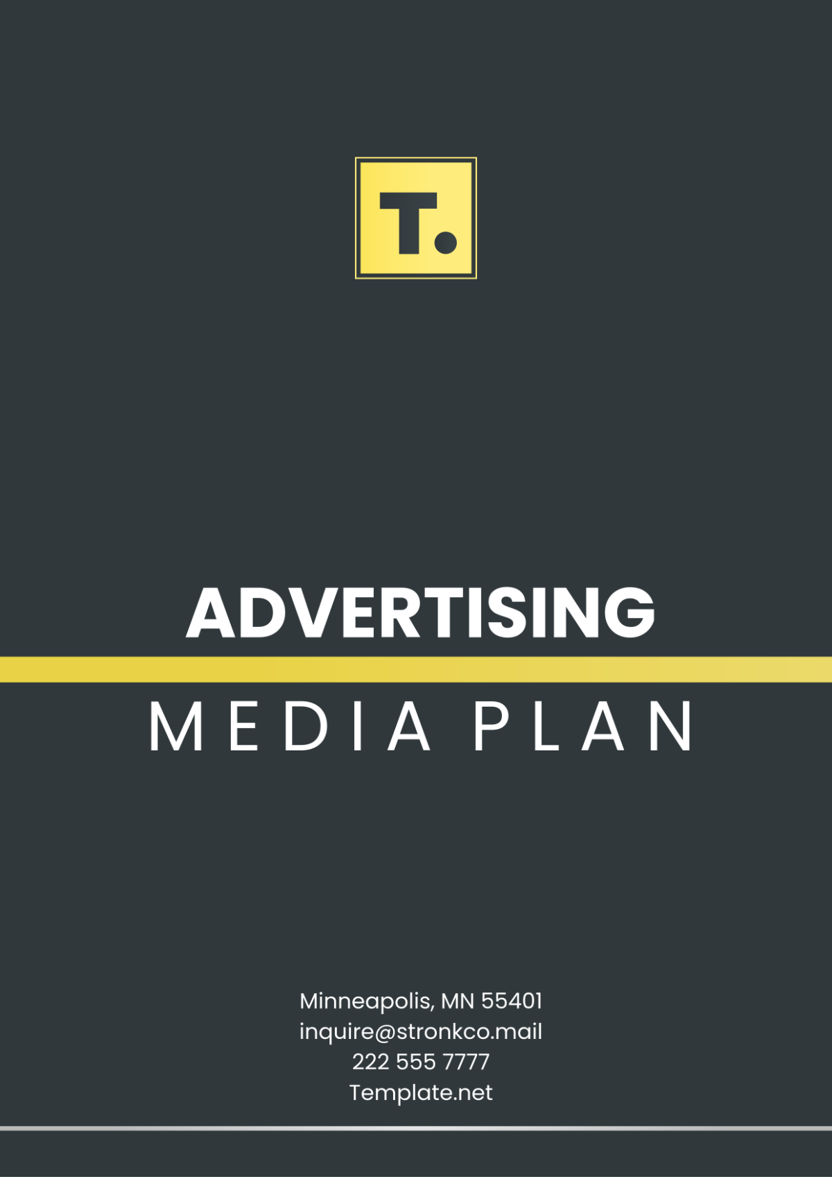 Advertising Media Plan Template