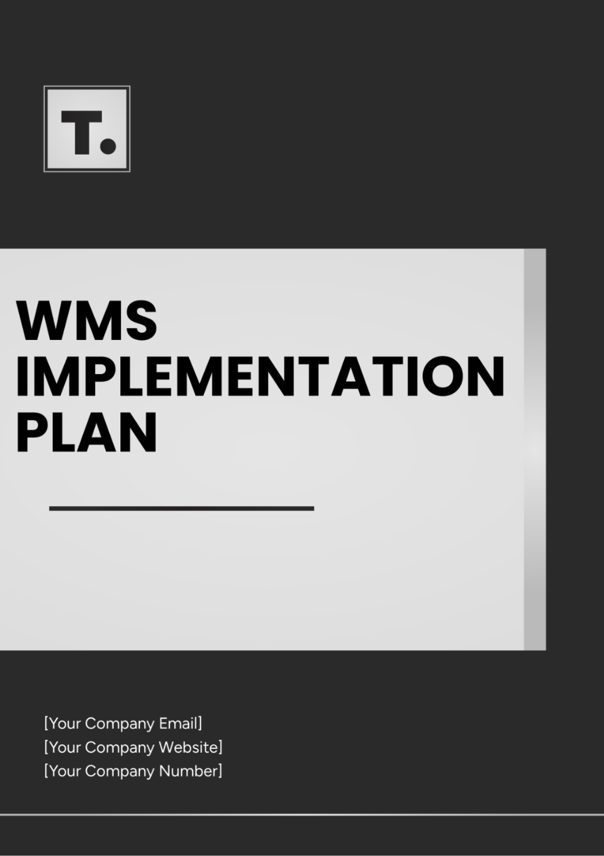 WMS Implementation Plan Template - Edit Online & Download