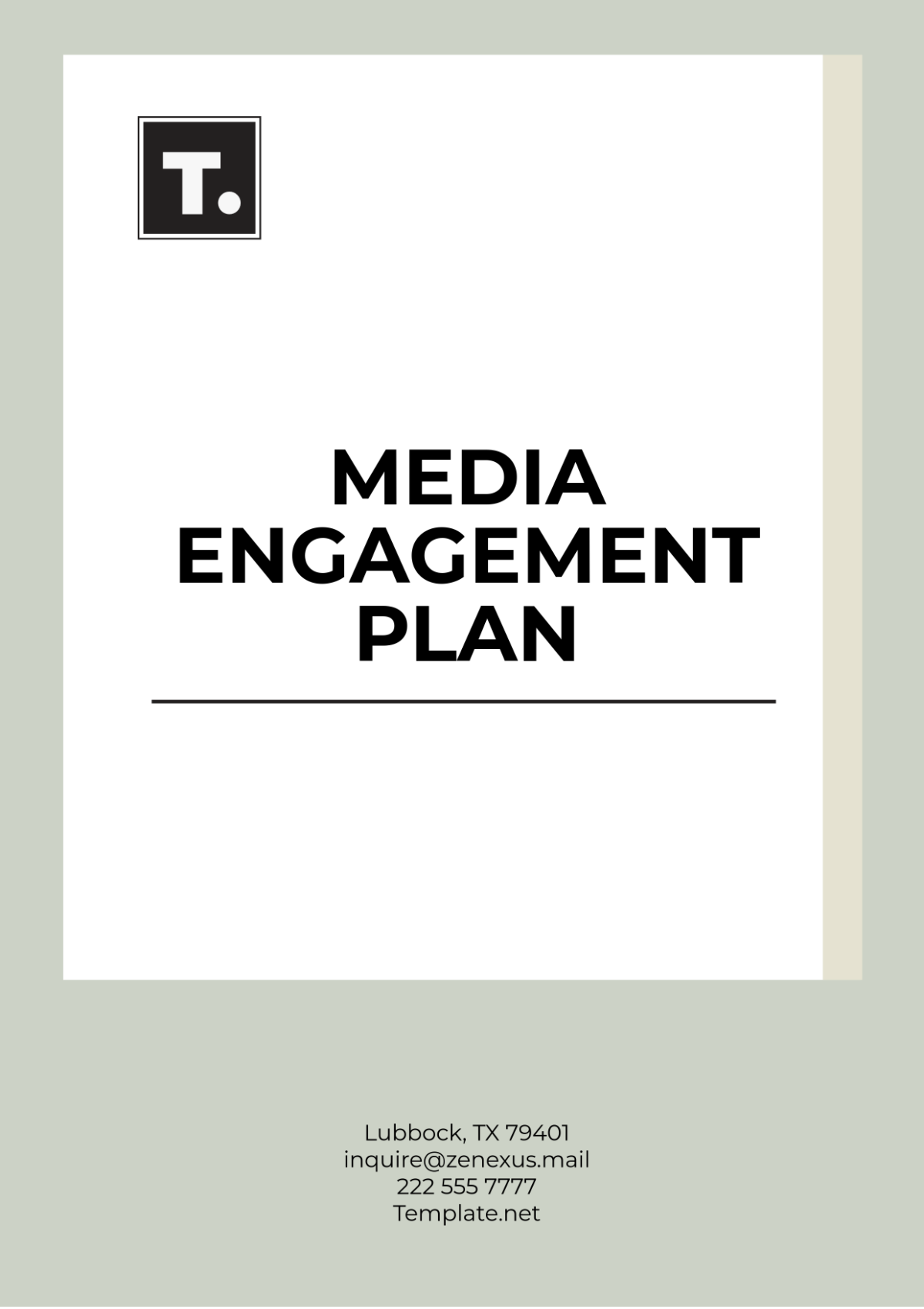 Media Engagement Plan Template - Edit Online & Download