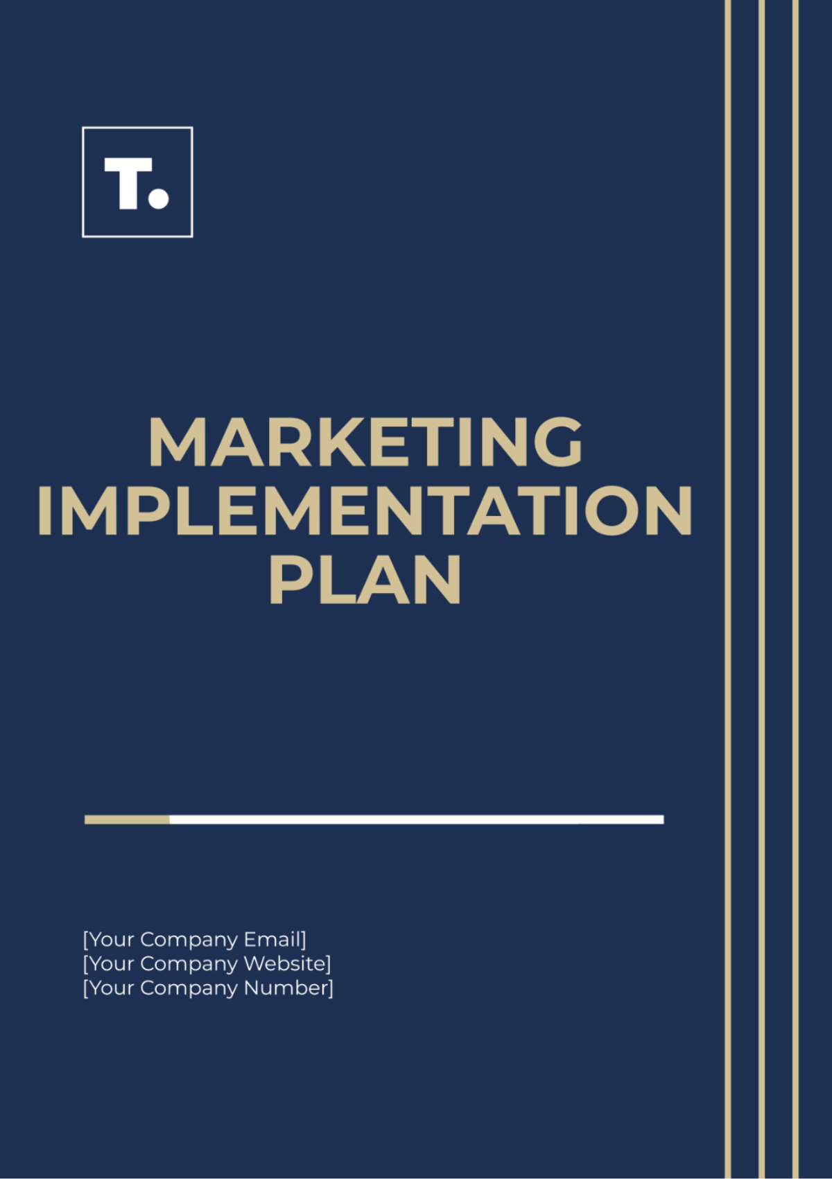 Marketing Implementation Plan Template - Edit Online & Download