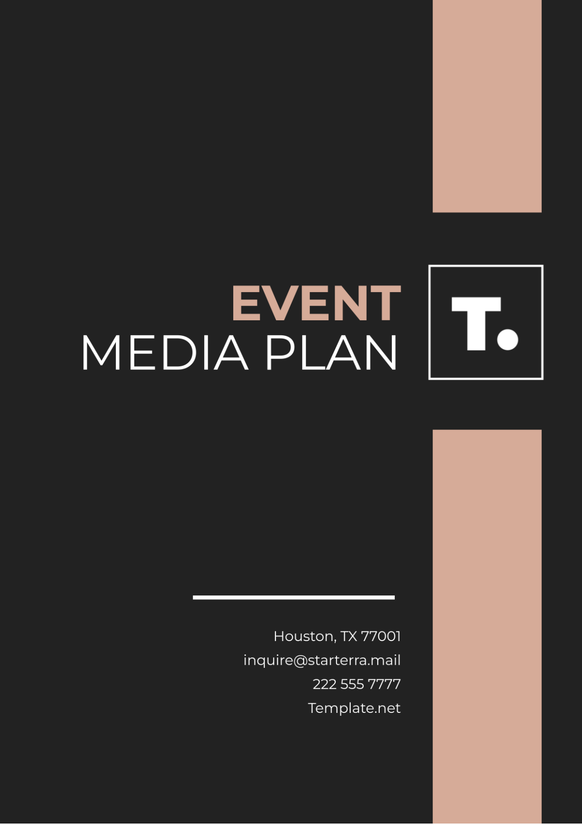 Event Media Plan Template