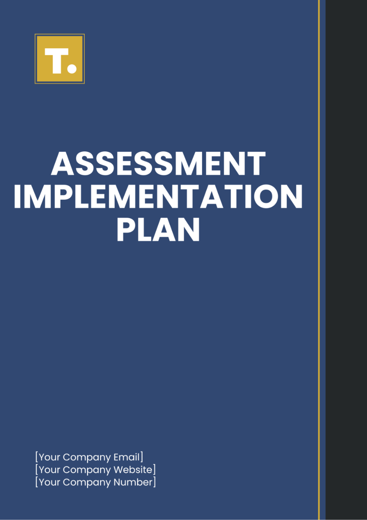 Assessment Implementation Plan Template - Edit Online & Download